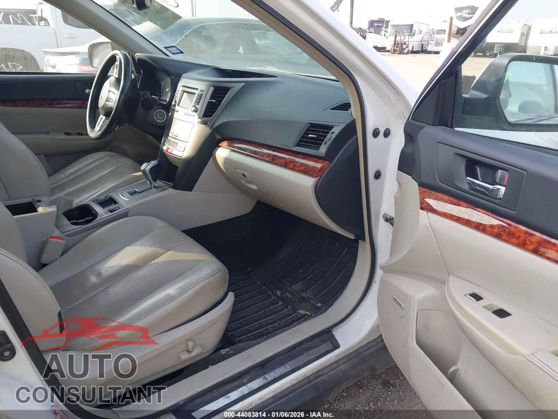 SUBARU OUTBACK 2012 - 4S4BRBKC2C3291228
