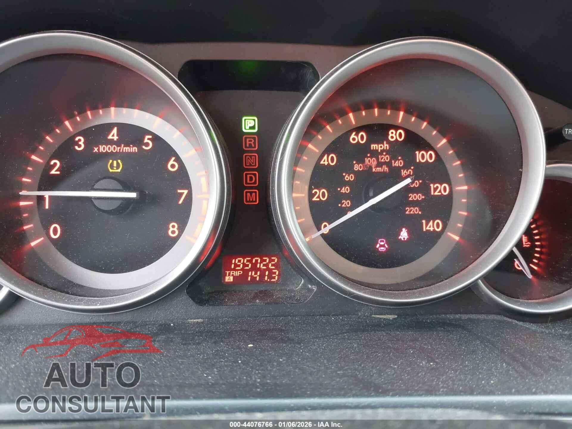MAZDA CX-9 2012 - JM3TB3BV7C0364574
