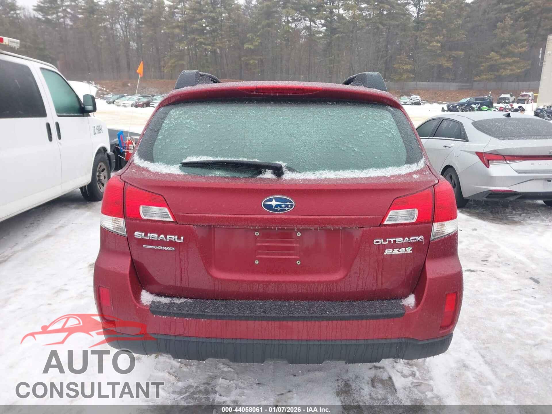 SUBARU OUTBACK 2011 - 4S4BRBAC1B3432242