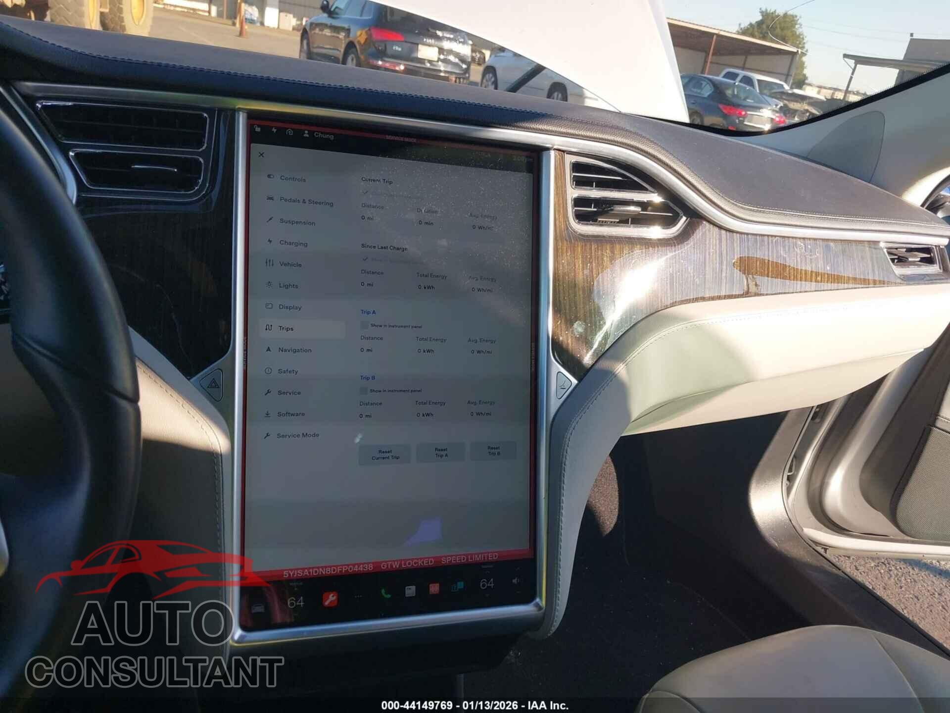 TESLA MODEL S 2013 - 5YJSA1DN8DFP04438