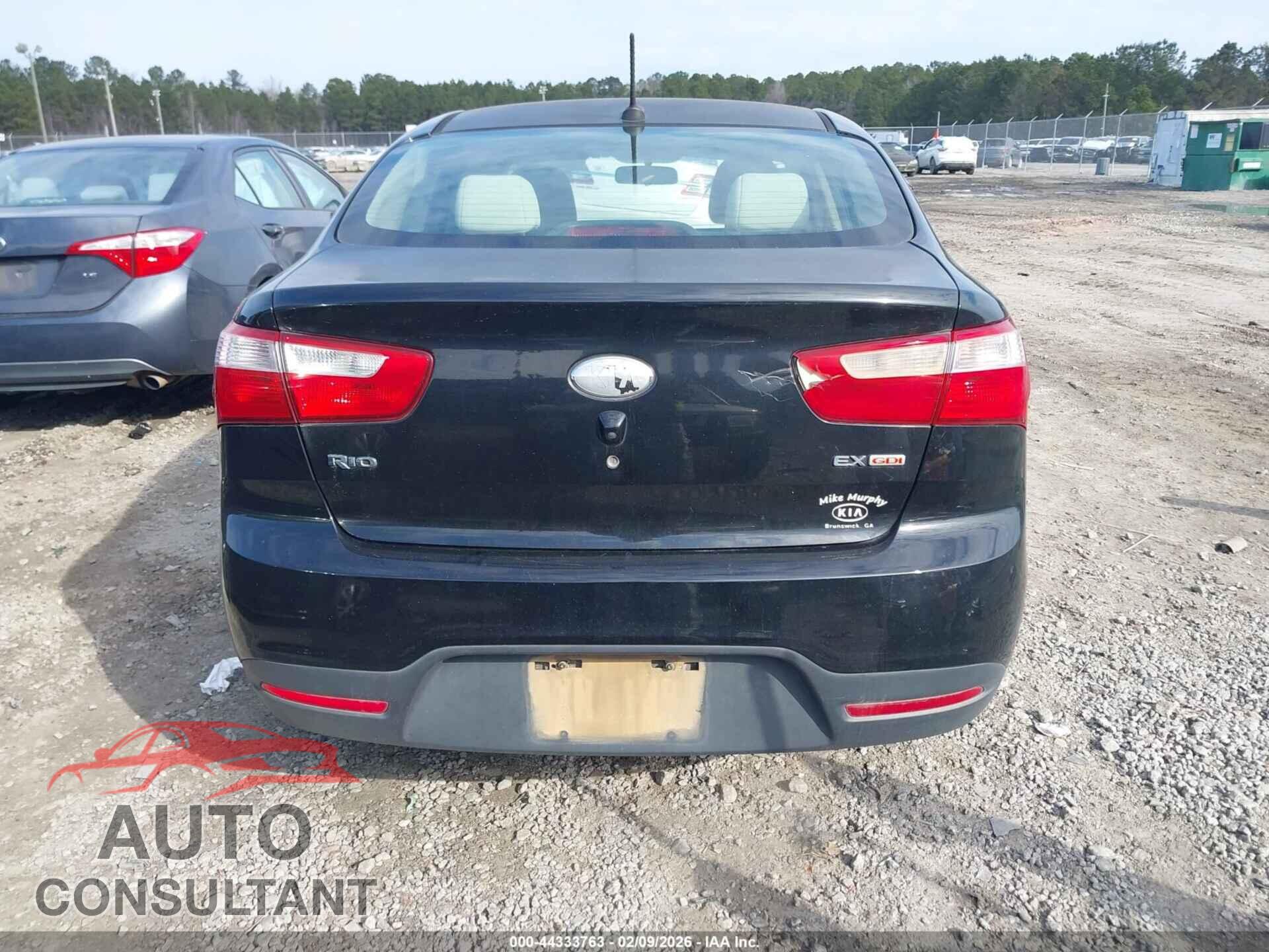 KIA RIO 2013 - KNADN4A31D6285603