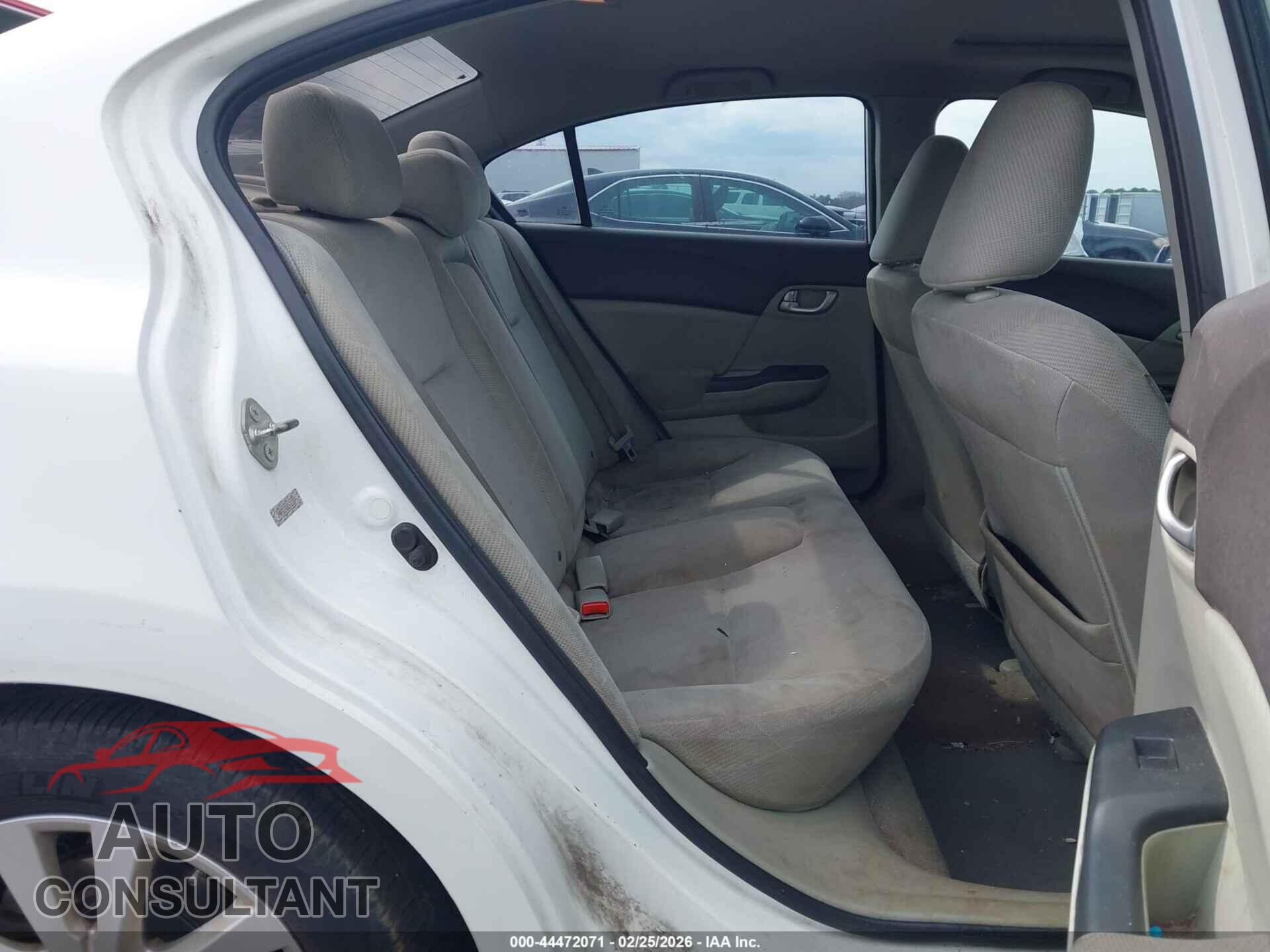 HONDA CIVIC 2012 - 2HGFB2F82CH313095