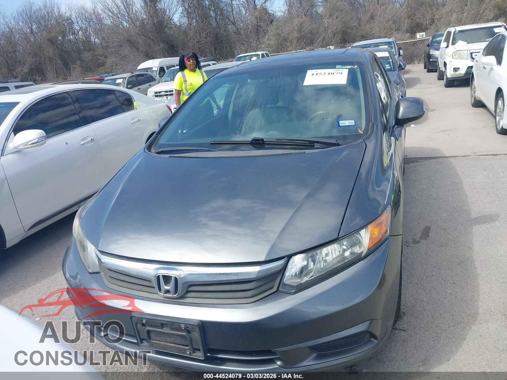 HONDA CIVIC 2012 - 2HGFB2F91CH551819