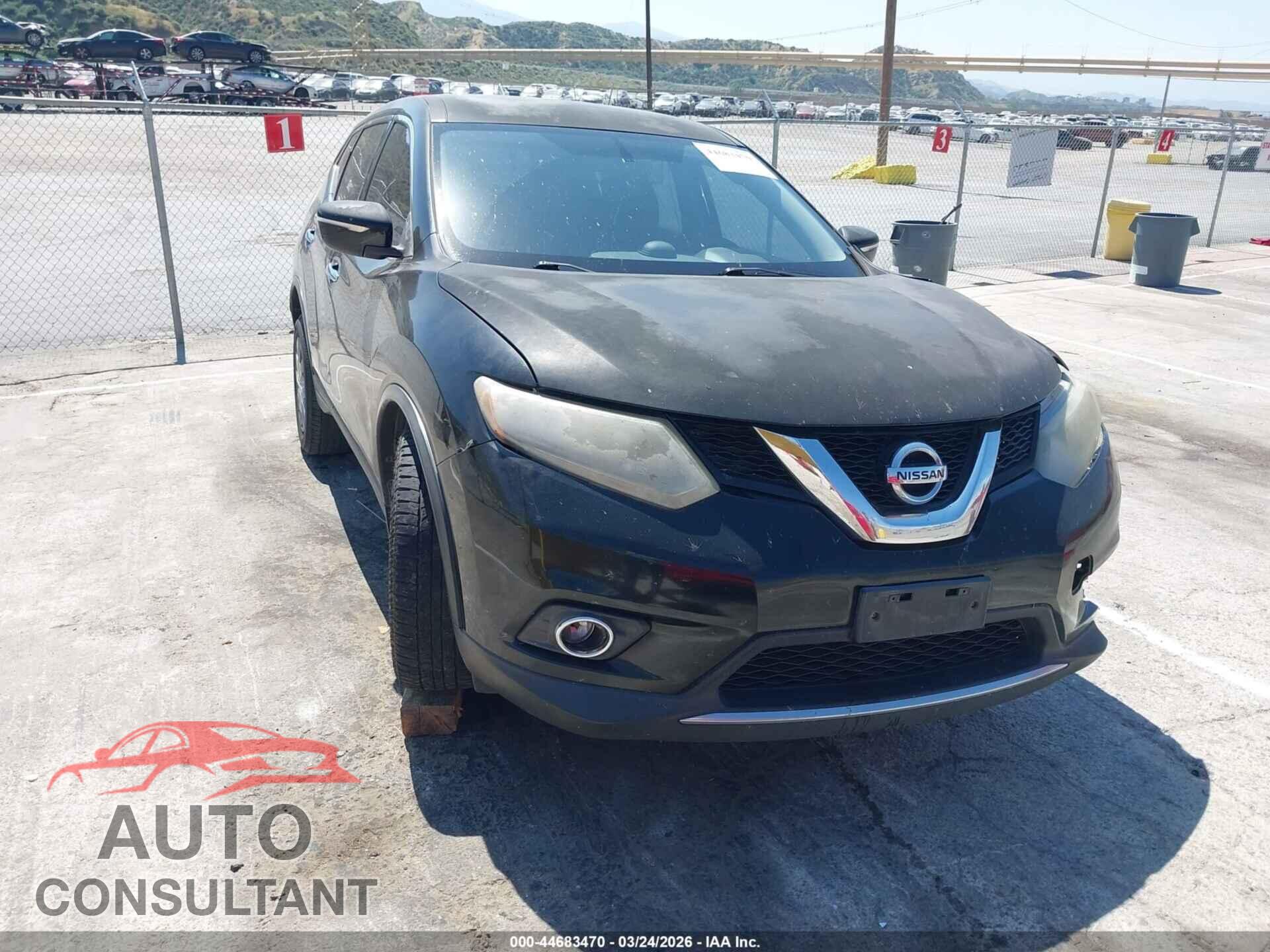 NISSAN ROGUE 2015 - KNMAT2MT4FP559918