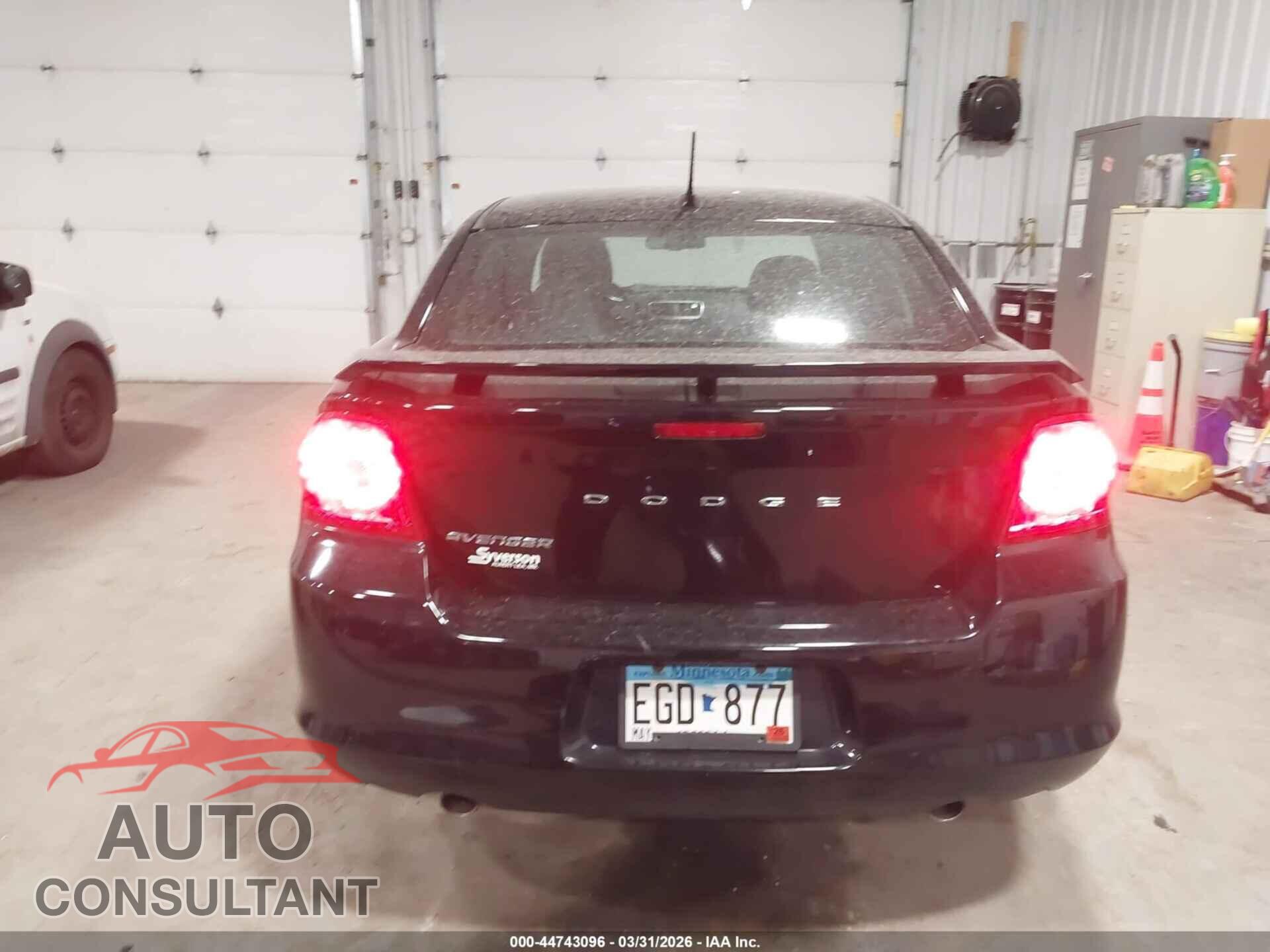 DODGE AVENGER 2013 - 1C3CDZCG2DN682570