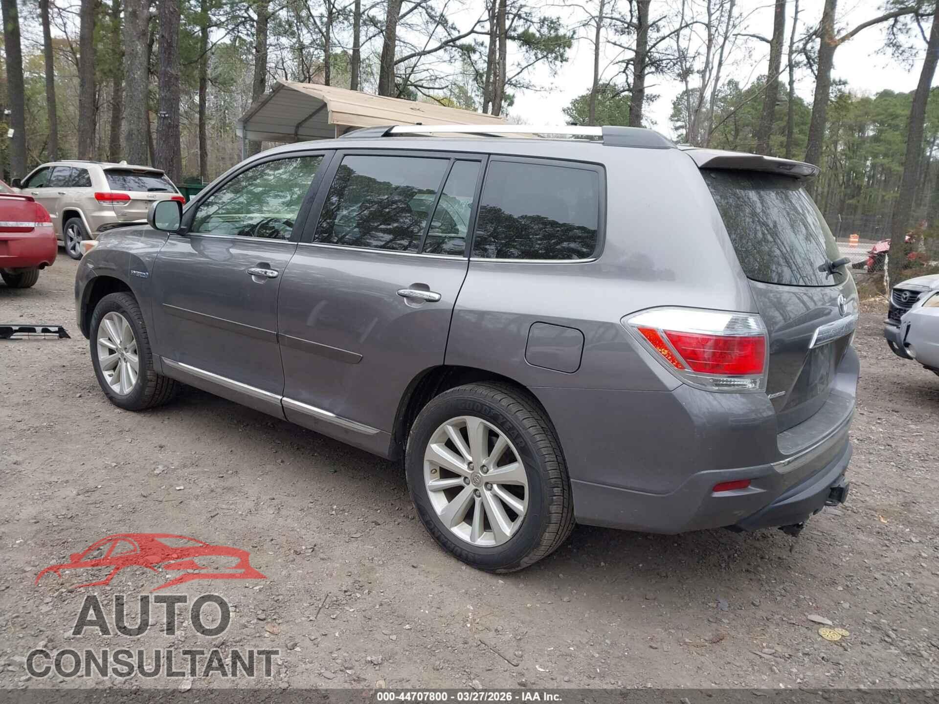 TOYOTA HIGHLANDER HYBRID 2013 - JTEDC3EH7D2018428