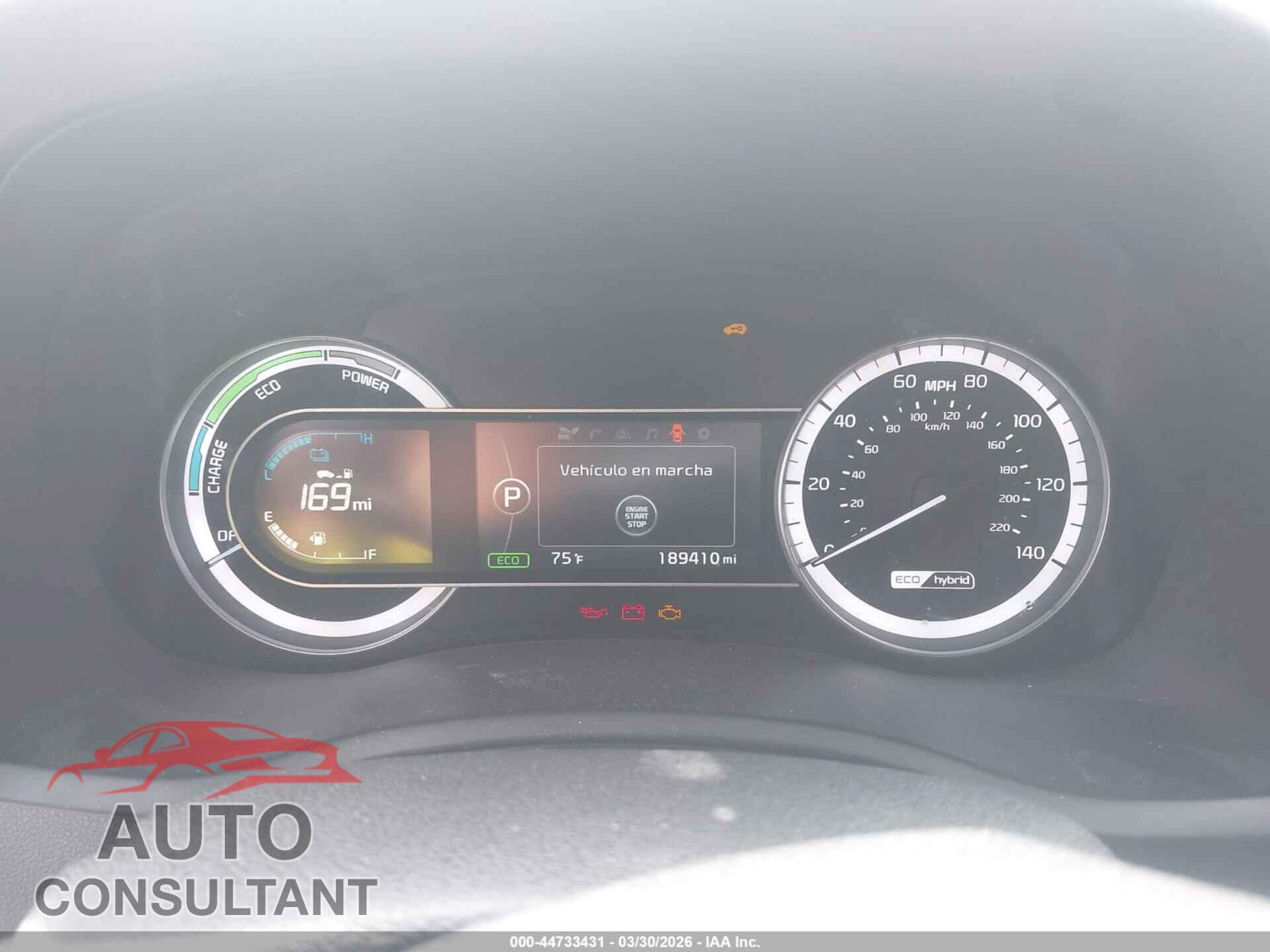 KIA NIRO 2017 - KNDCE3LC3H5047382
