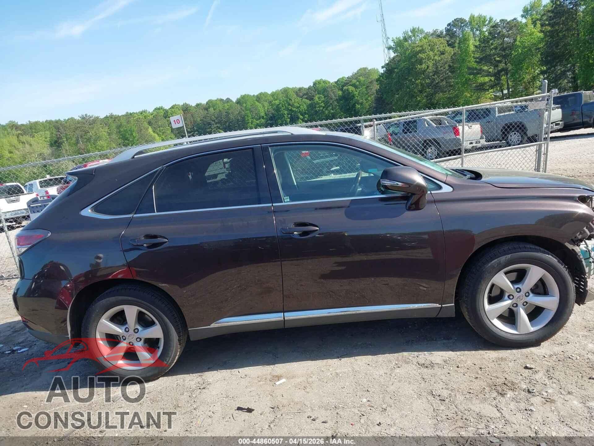 LEXUS RX 350 2013 - 2T2BK1BA9DC191214