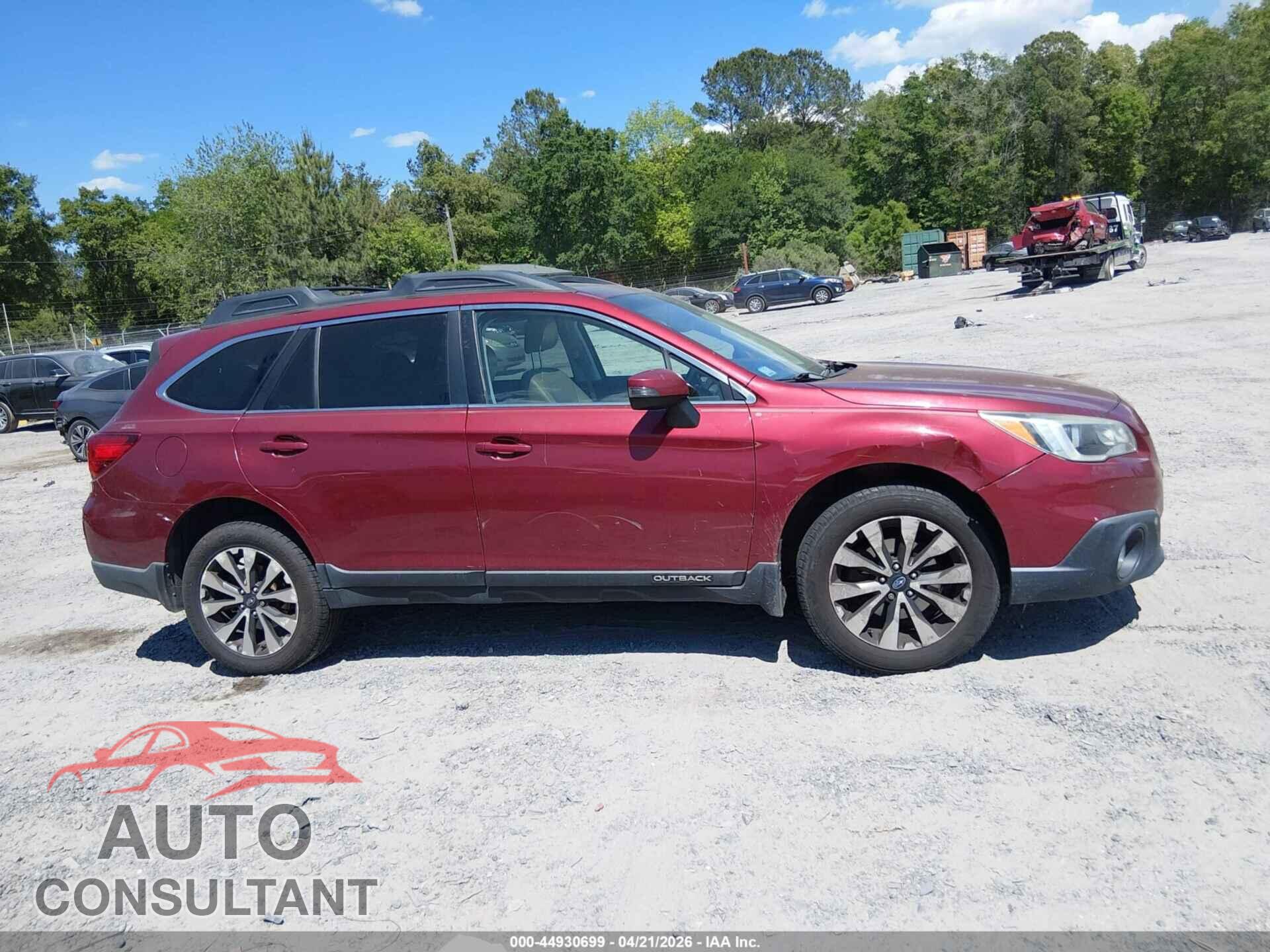 SUBARU OUTBACK 2016 - 4S4BSANC5G3293653