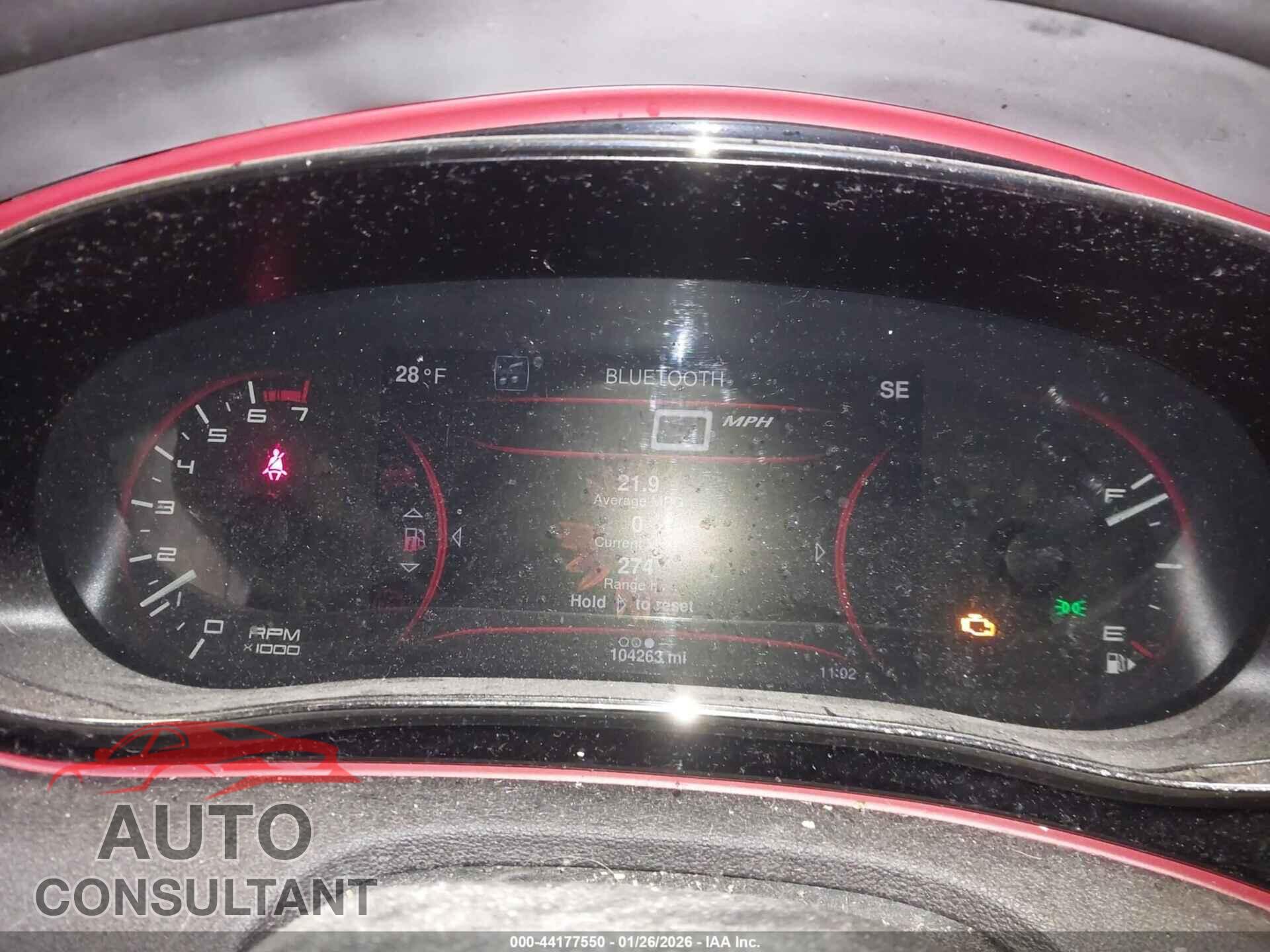 DODGE DART 2014 - 1C3CDFEB8ED907341
