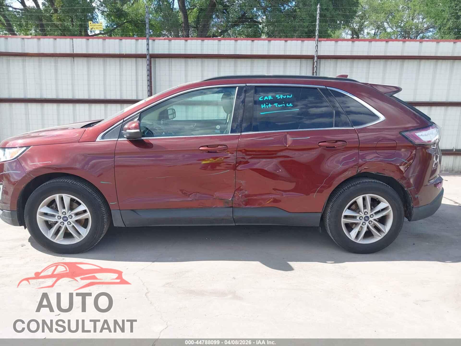 FORD EDGE 2015 - 2FMTK3J86FBB33667