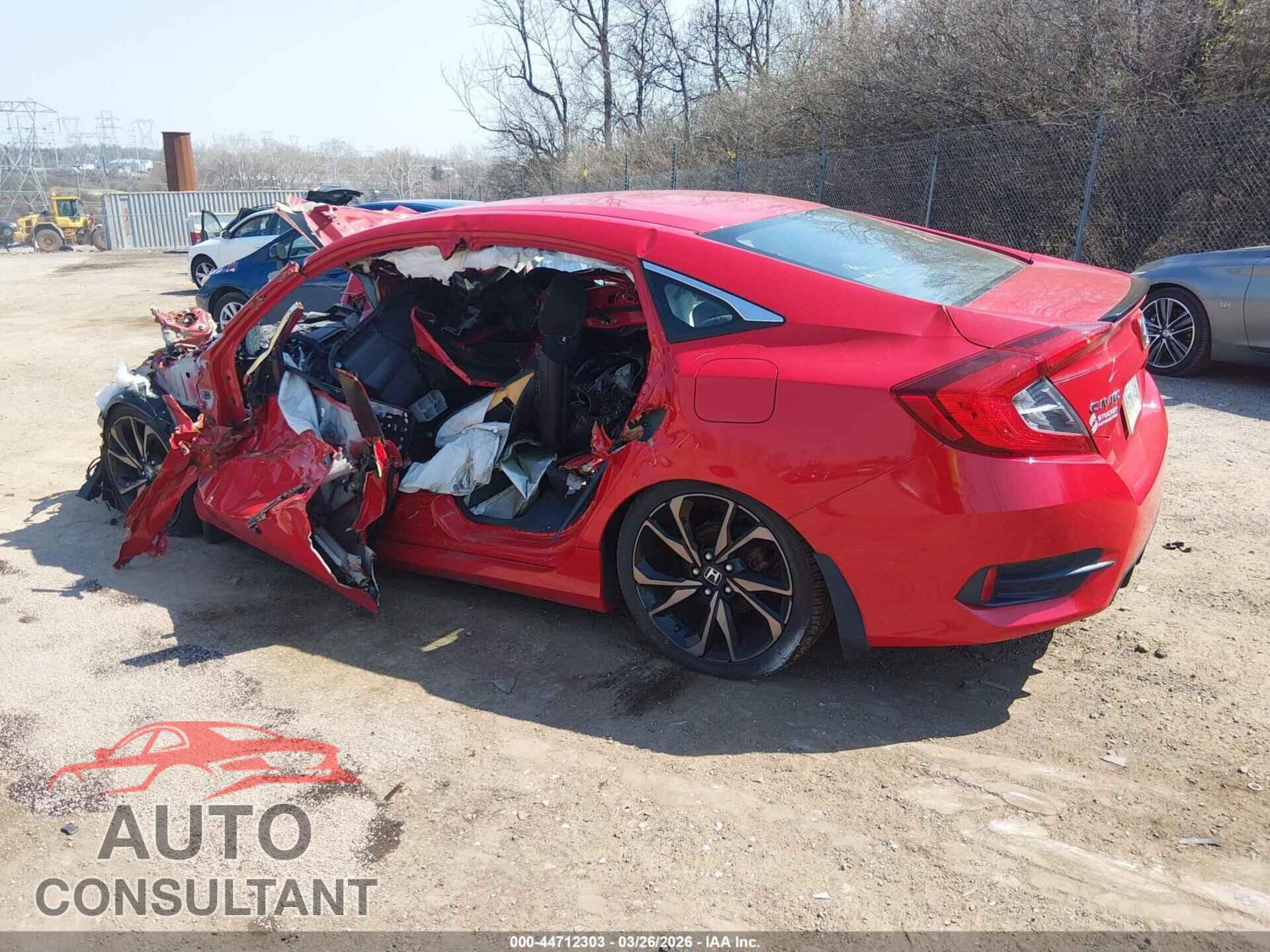 HONDA CIVIC 2019 - 2HGFC2E80KH510182