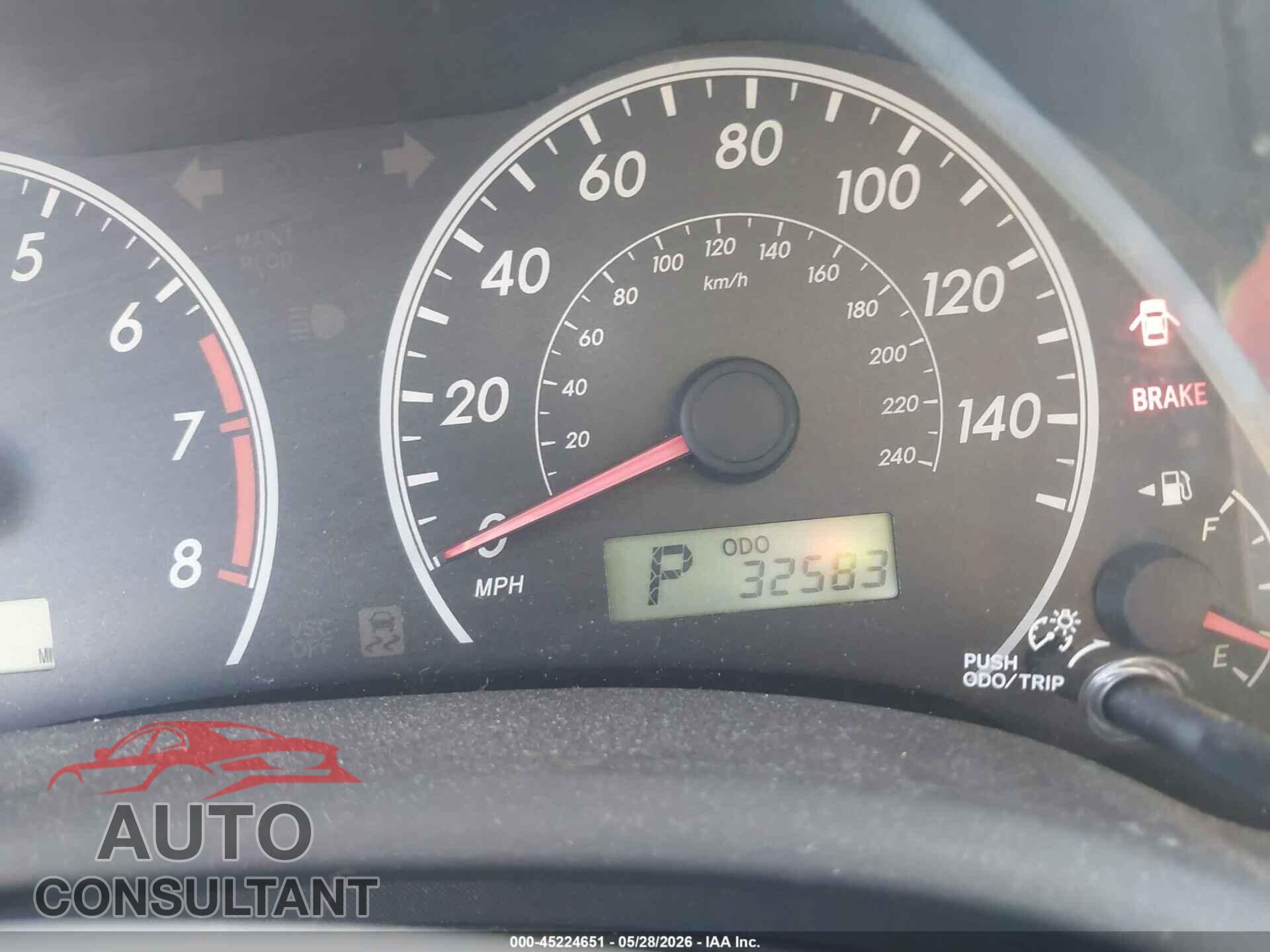 TOYOTA COROLLA 2009 - 2T1BU40E59C167585