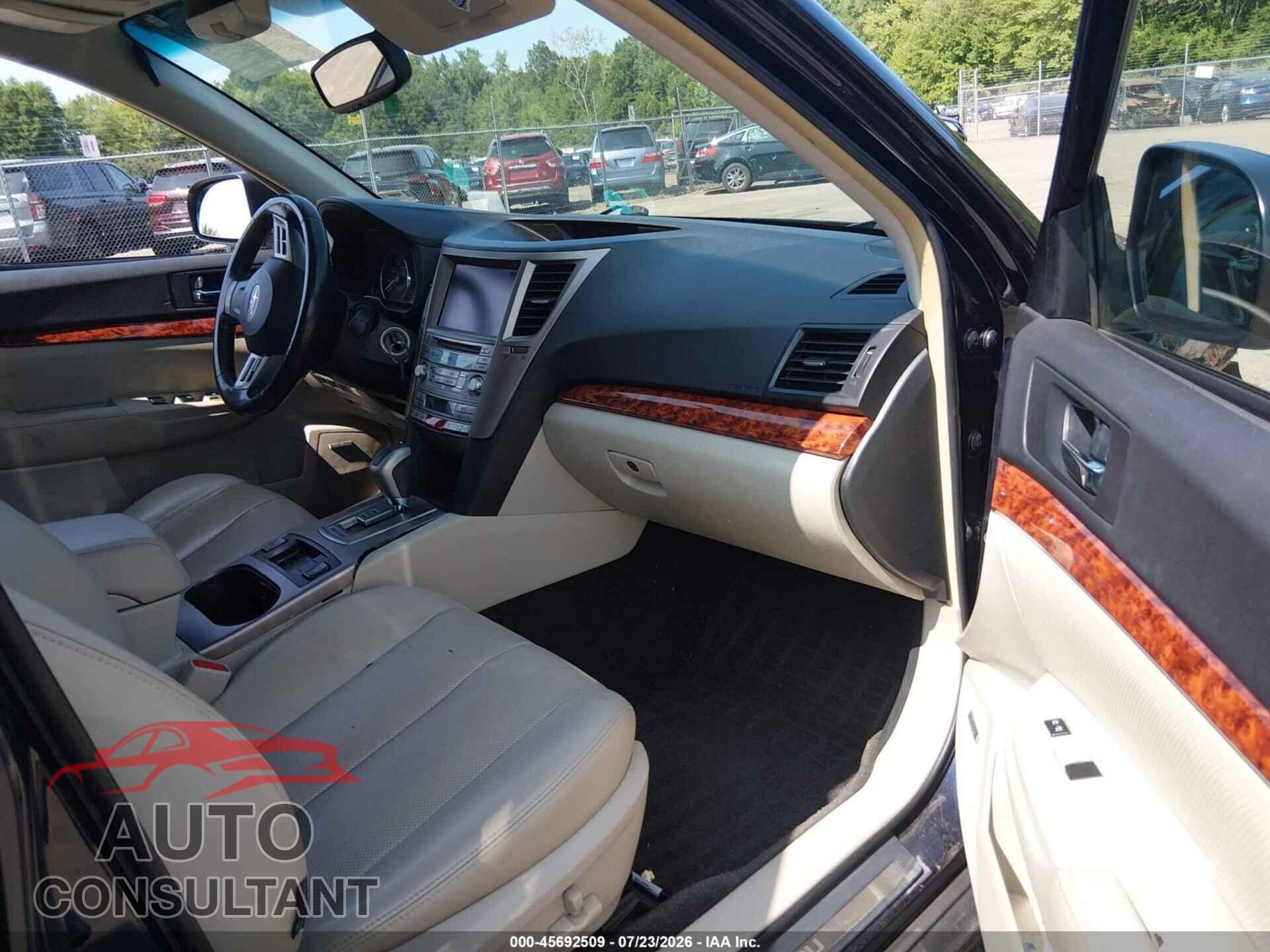 SUBARU OUTBACK 2012 - 4S4BRBLC2C3217967