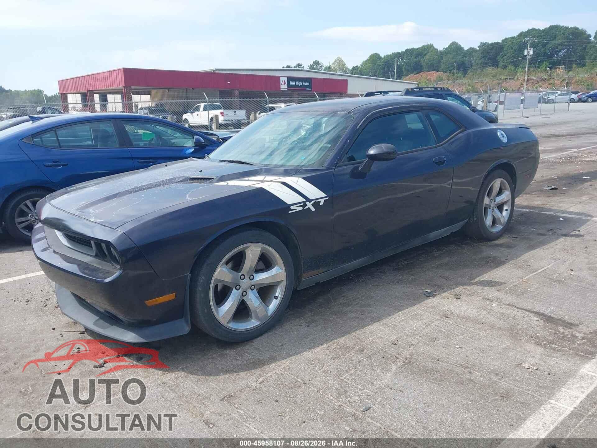 DODGE CHALLENGER 2012 - 2C3CDYAG7CH204598
