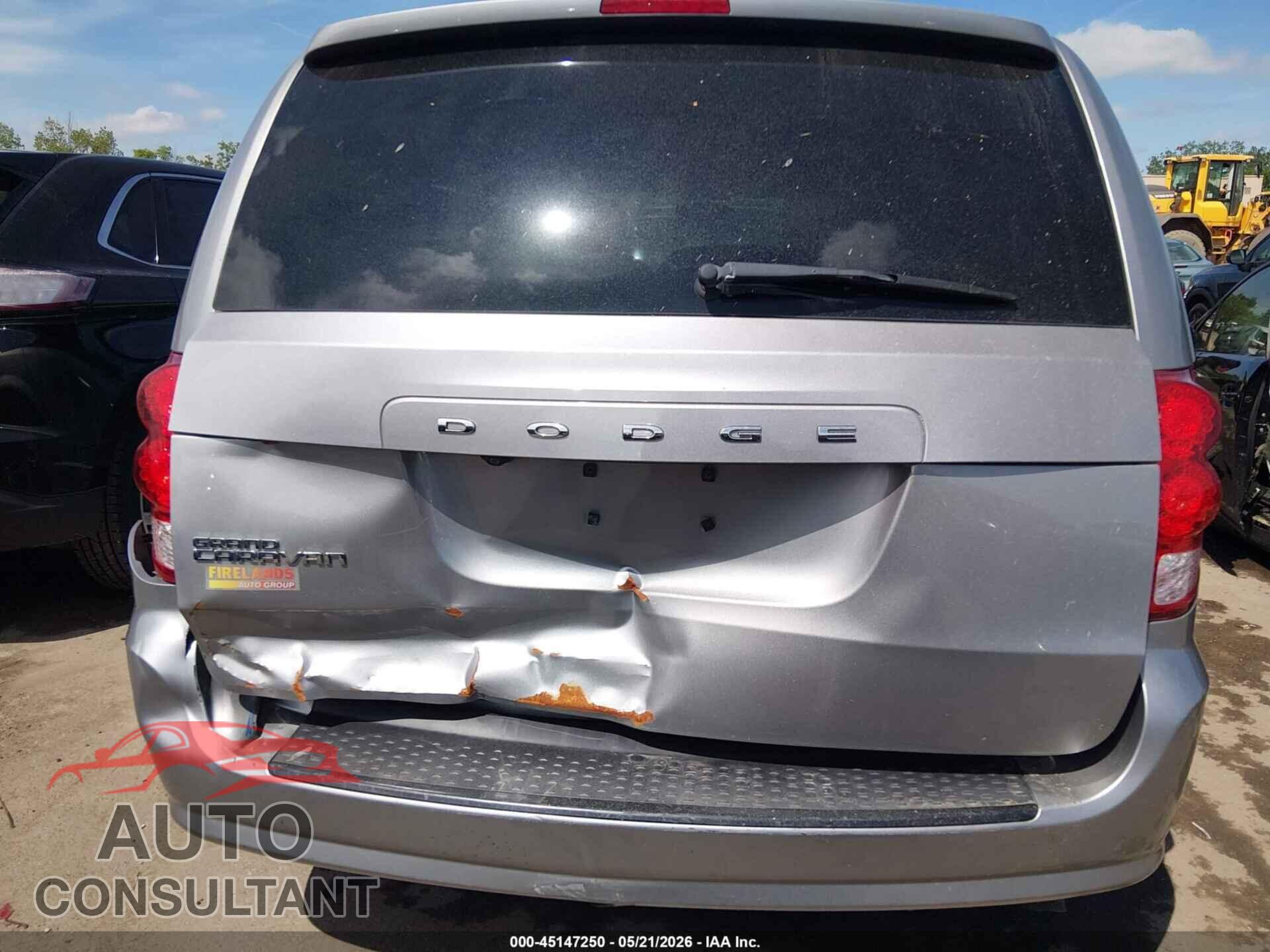 DODGE GRAND CARAVAN 2016 - 2C4RDGBG6GR163881