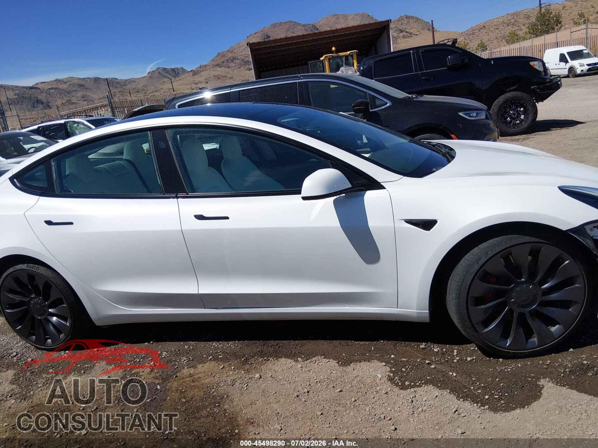 TESLA MODEL 3 2022 - 5YJ3E1EC4NF293403