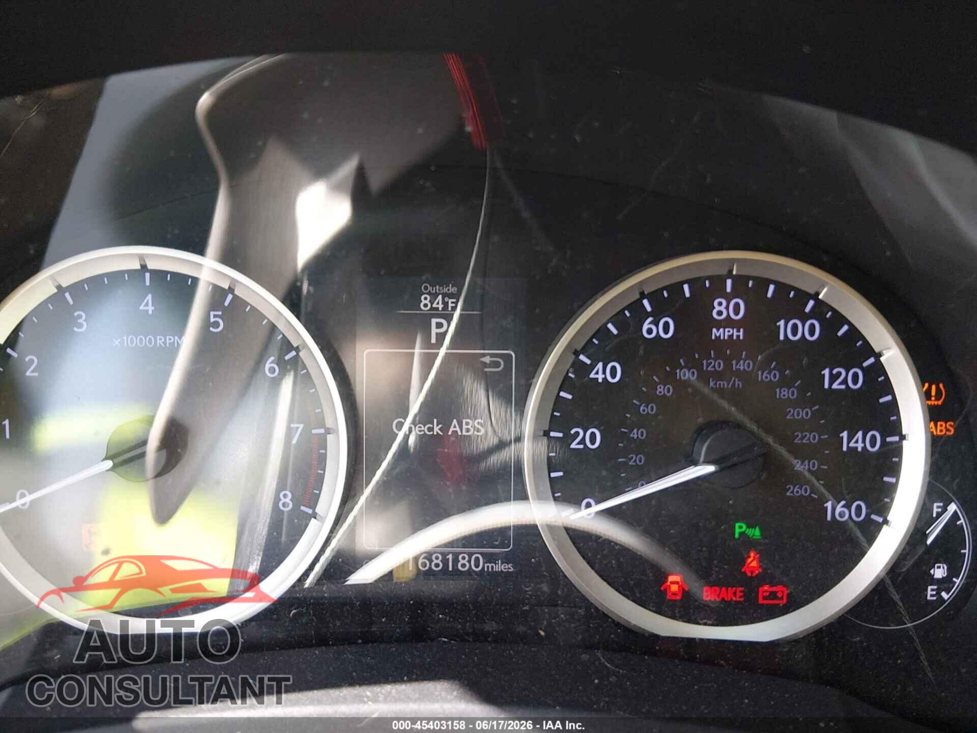 LEXUS IS 250 2014 - JTHBF1D28E5016142
