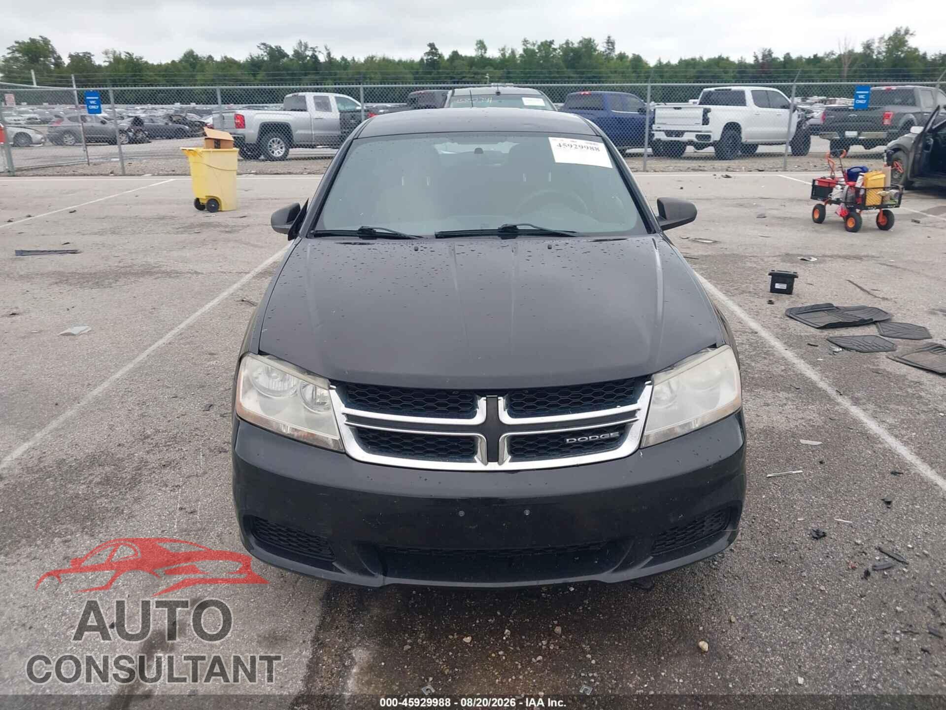 DODGE AVENGER 2011 - 1B3BD4FB6BN608755