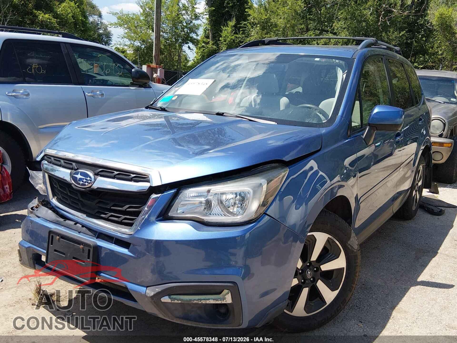 SUBARU FORESTER 2018 - JF2SJAEC8JH426280