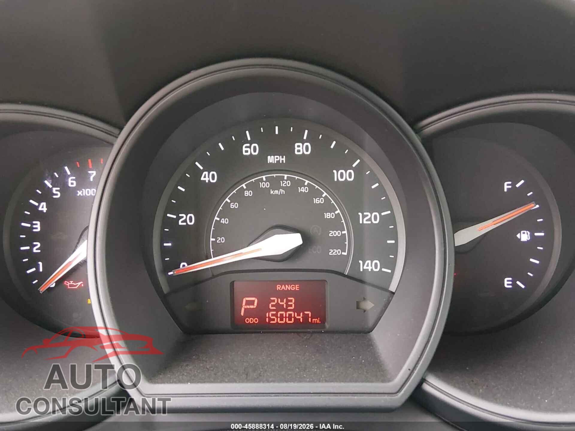 KIA RIO5 2012 - KNADN5A35C6033129