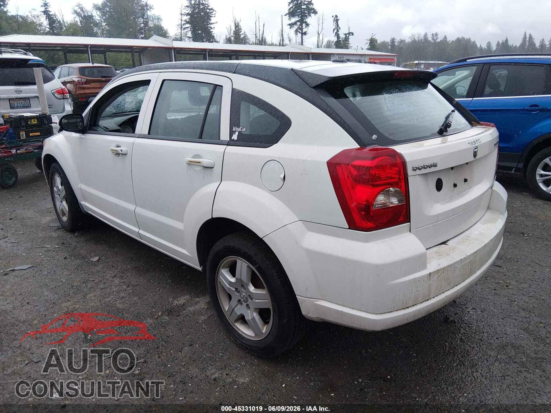 DODGE CALIBER 2009 - 1B3HB48A39D143503