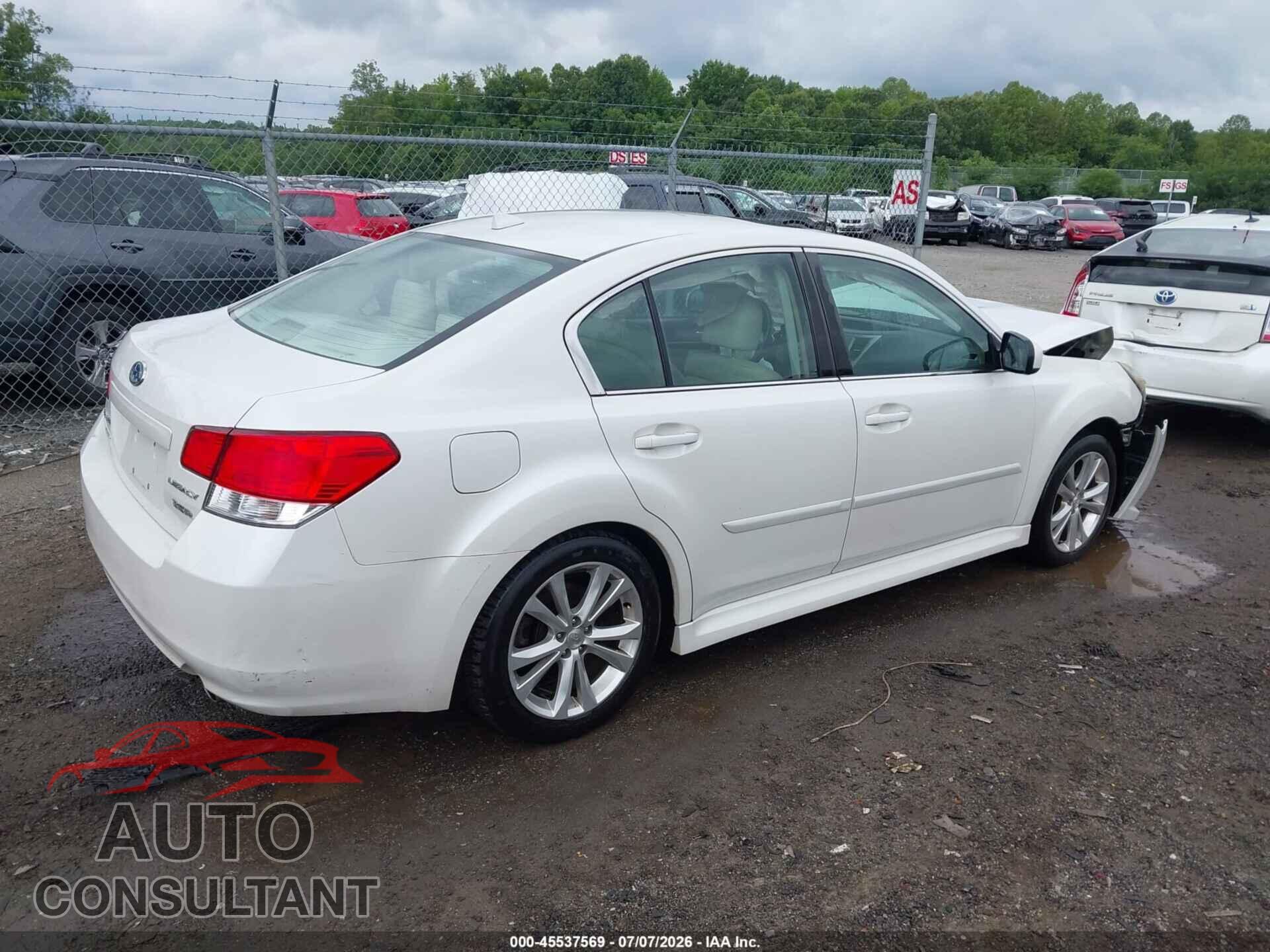 SUBARU LEGACY 2014 - 4S3BMDL67E2011402