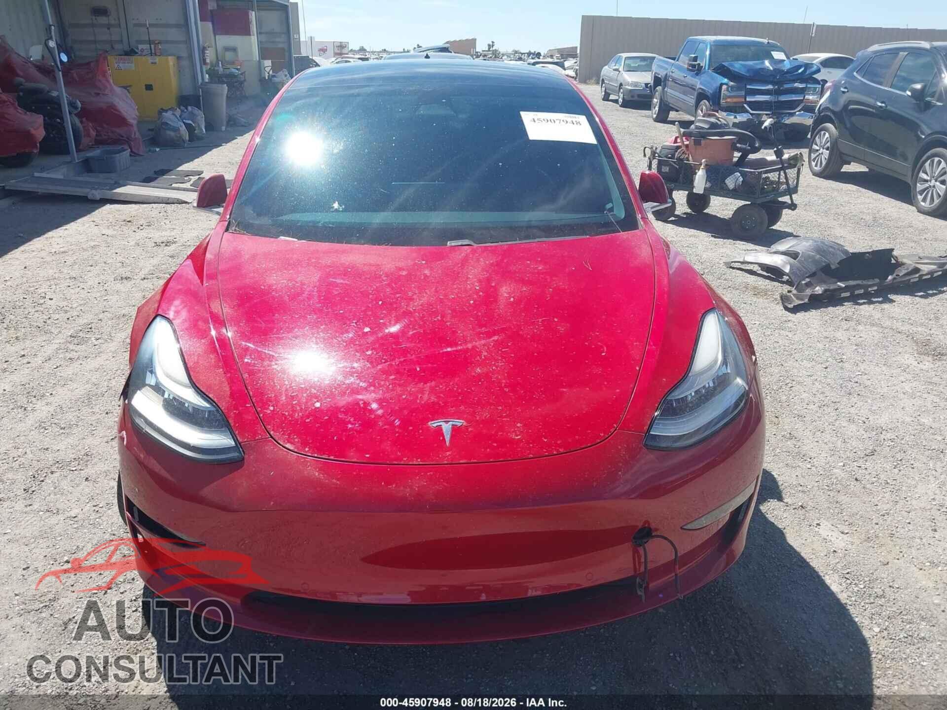 TESLA MODEL 3 2019 - 5YJ3E1EA9KF411441