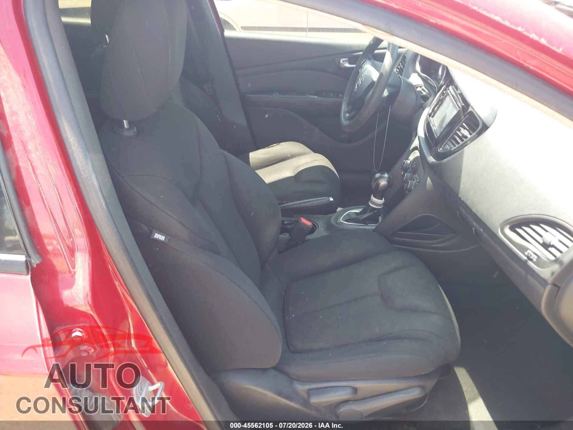 DODGE DART 2013 - 1C3CDFAA2DD345111