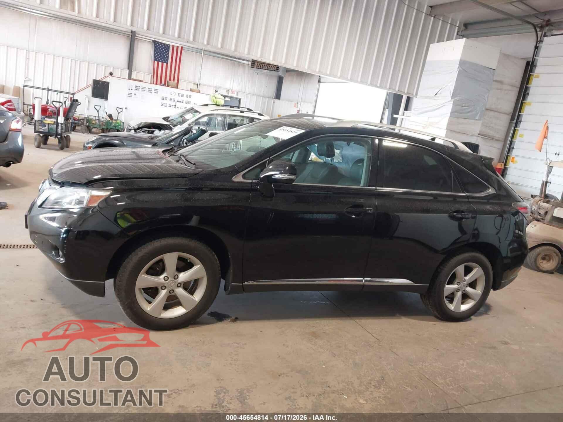 LEXUS RX 350 2012 - 2T2BK1BAXCC138889