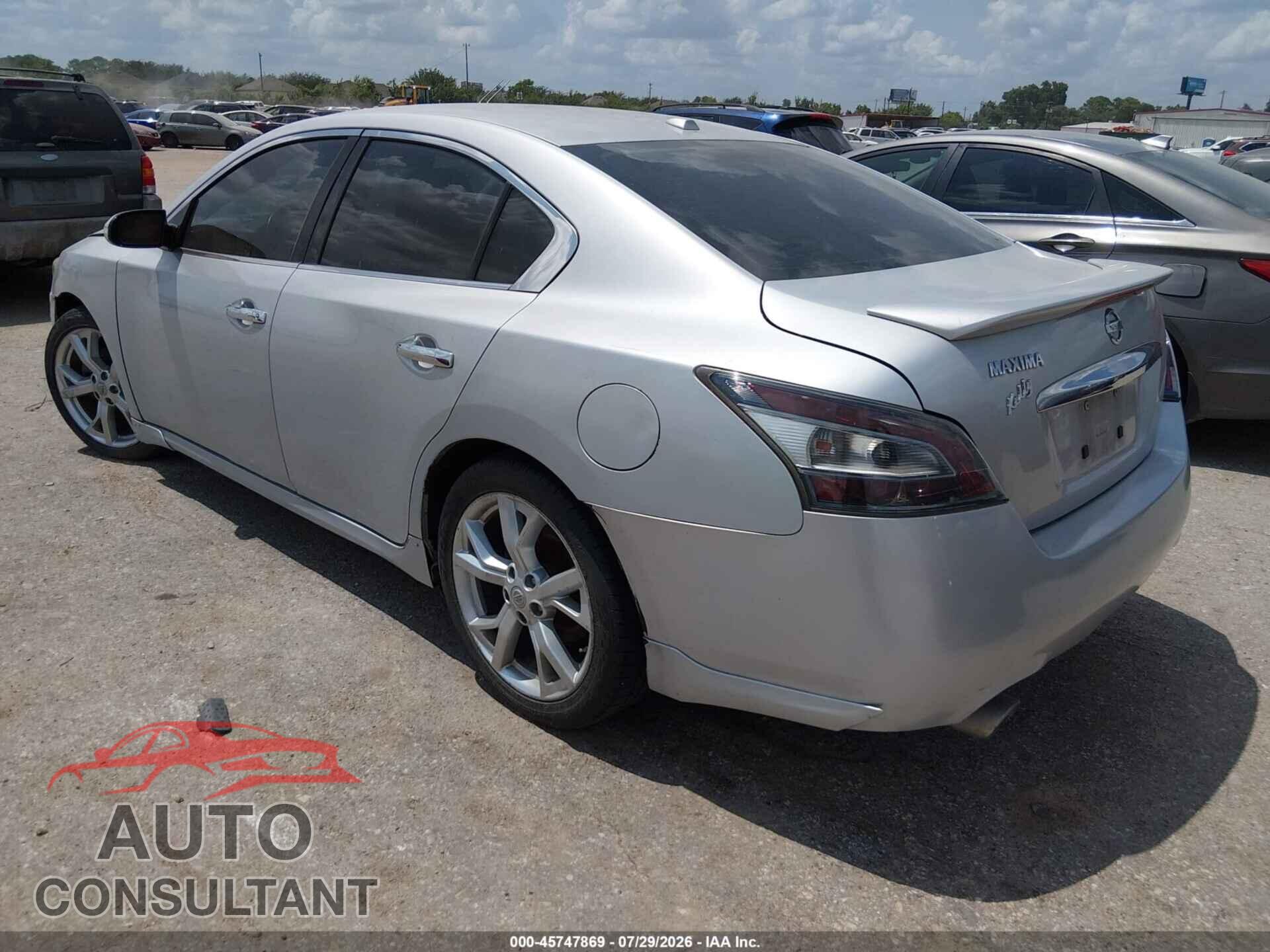 NISSAN MAXIMA 2012 - 1N4AA5AP1CC861772
