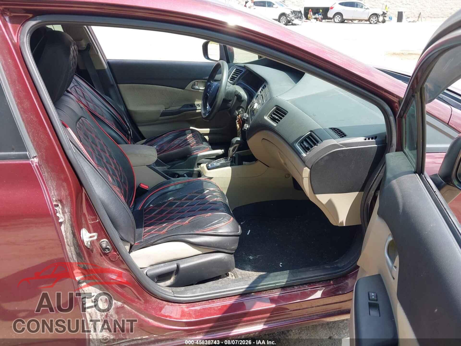 HONDA CIVIC 2015 - 19XFB2F54FE249730