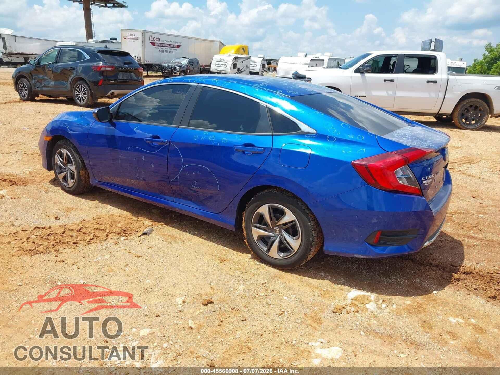 HONDA CIVIC 2019 - 2HGFC2F65KH520431