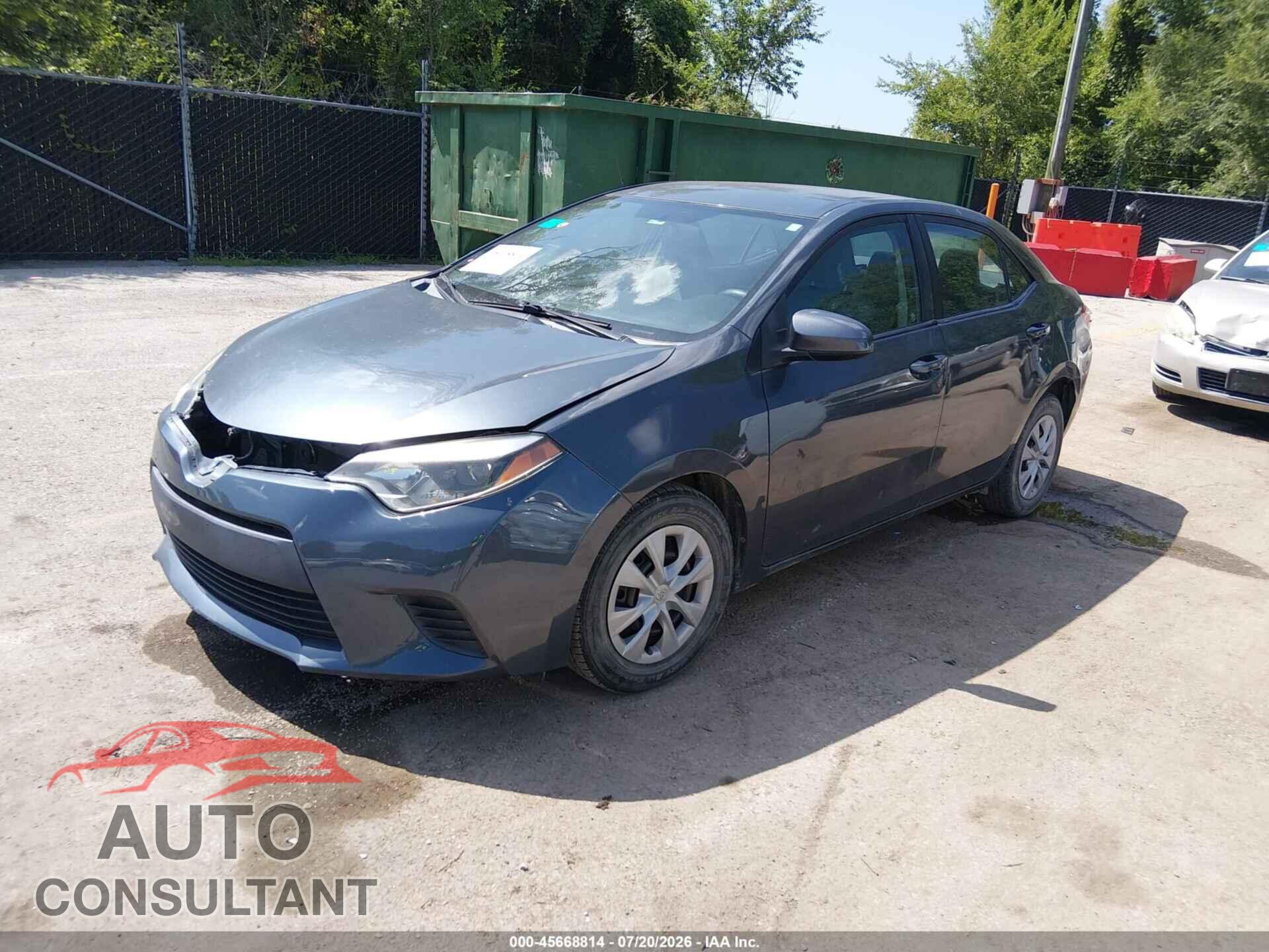 TOYOTA COROLLA 2014 - 2T1BURHE6EC059018