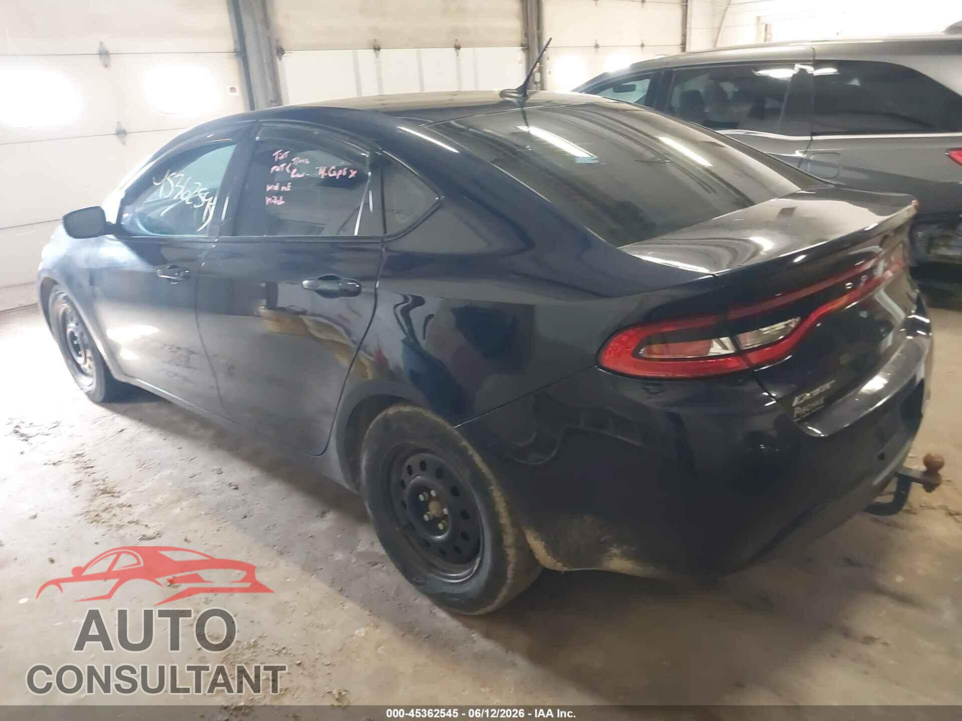 DODGE DART 2015 - 1C3CDFBBXFD336862