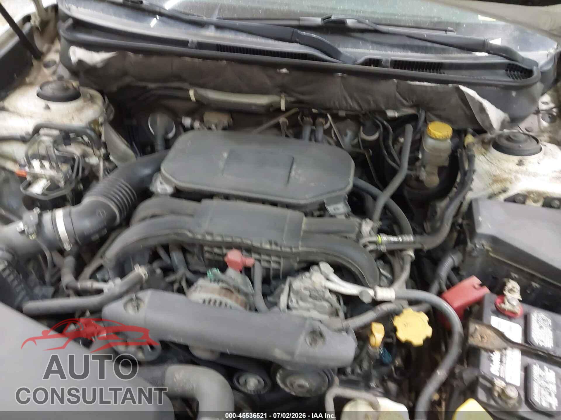 SUBARU OUTBACK 2012 - 4S4BRBKC6C3238502