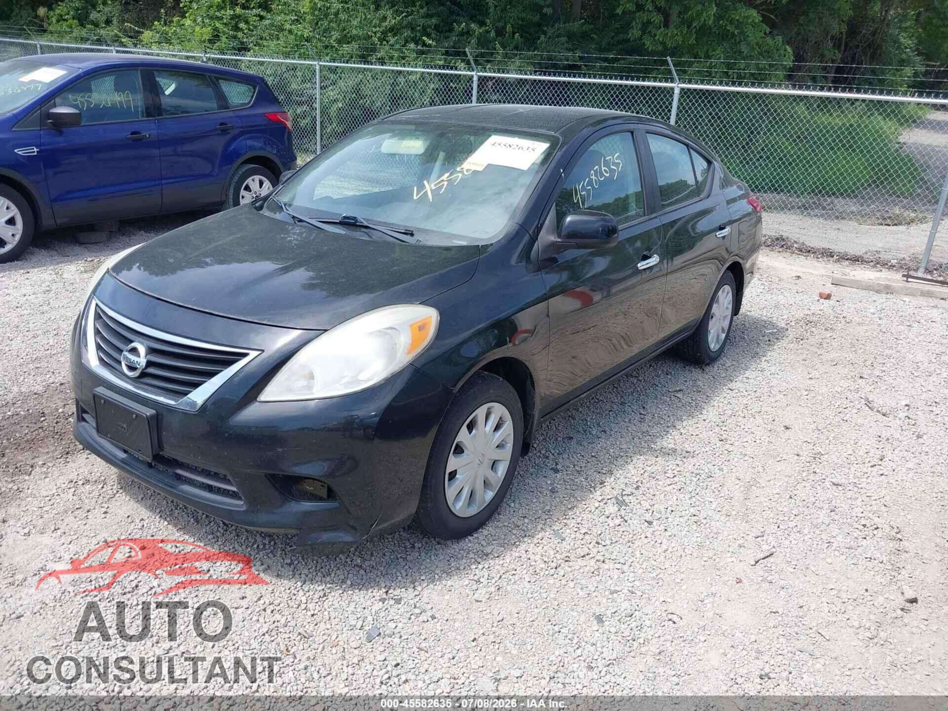 NISSAN VERSA 2012 - 3N1CN7AP1CL886701