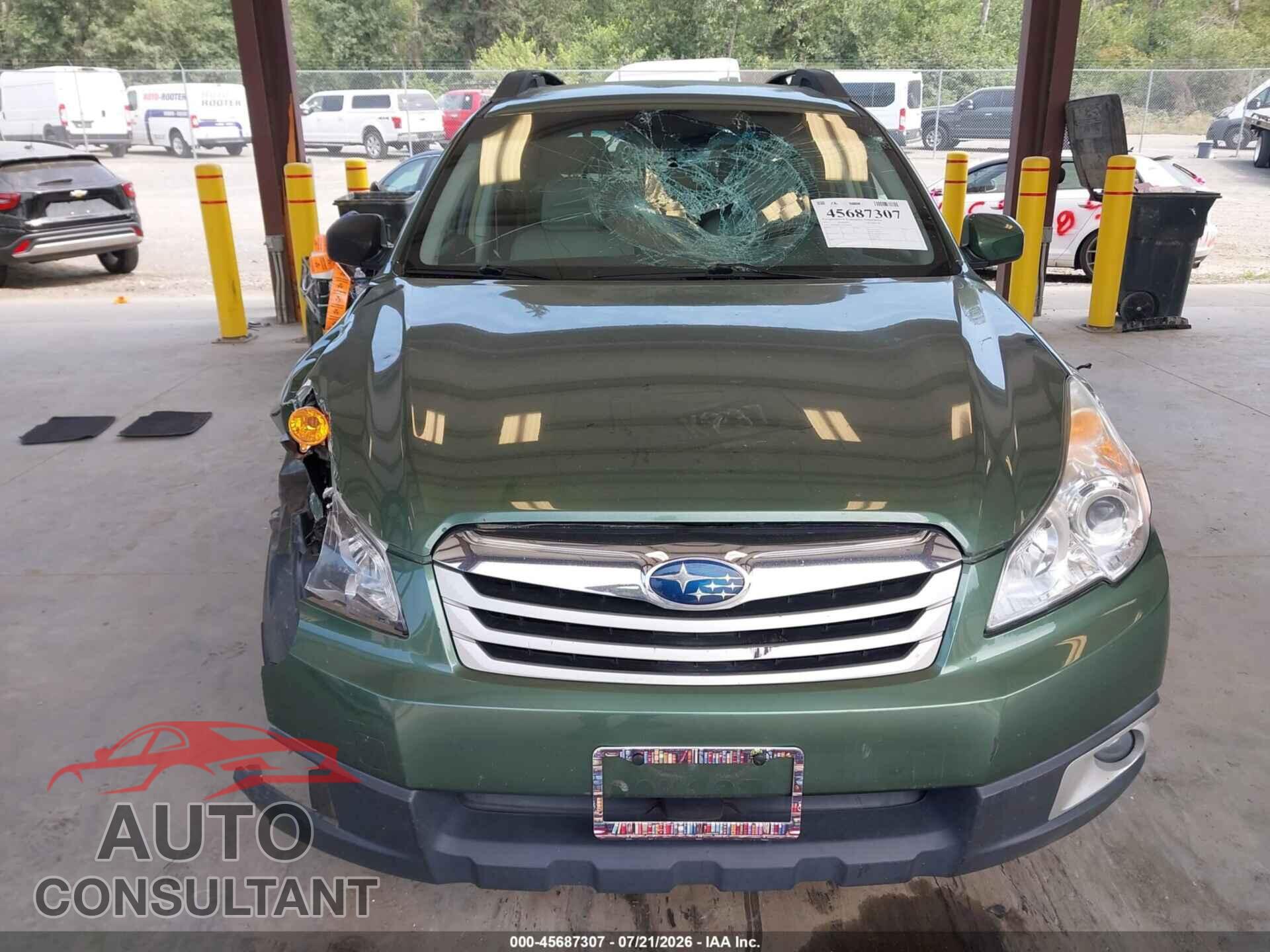 SUBARU OUTBACK 2012 - 4S4BRBCC5C3294669
