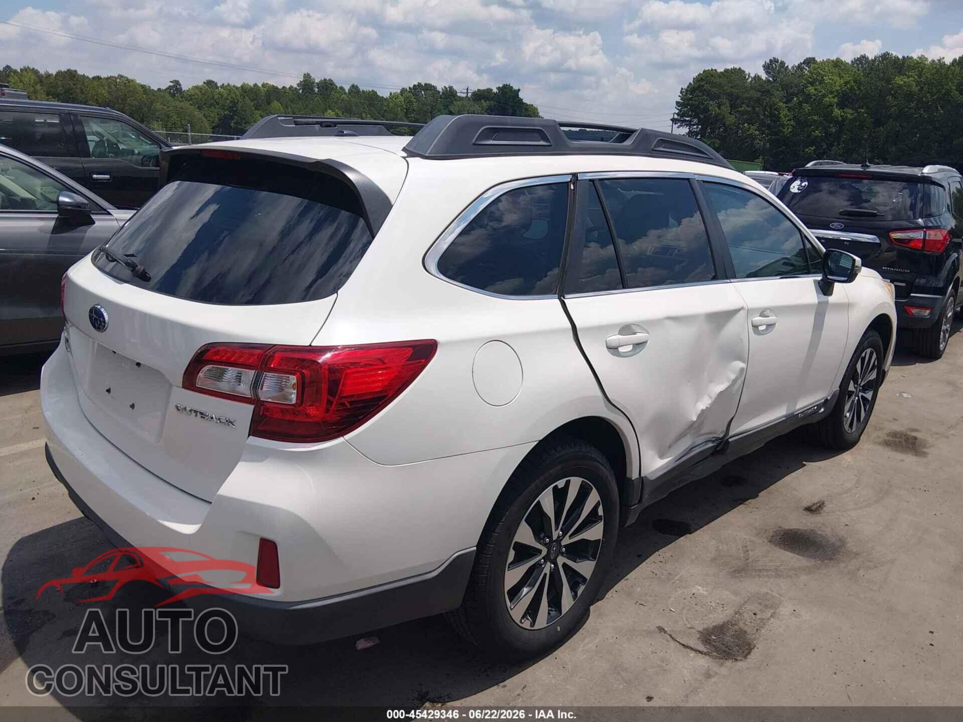 SUBARU OUTBACK 2015 - 4S4BSBNC8F3289309