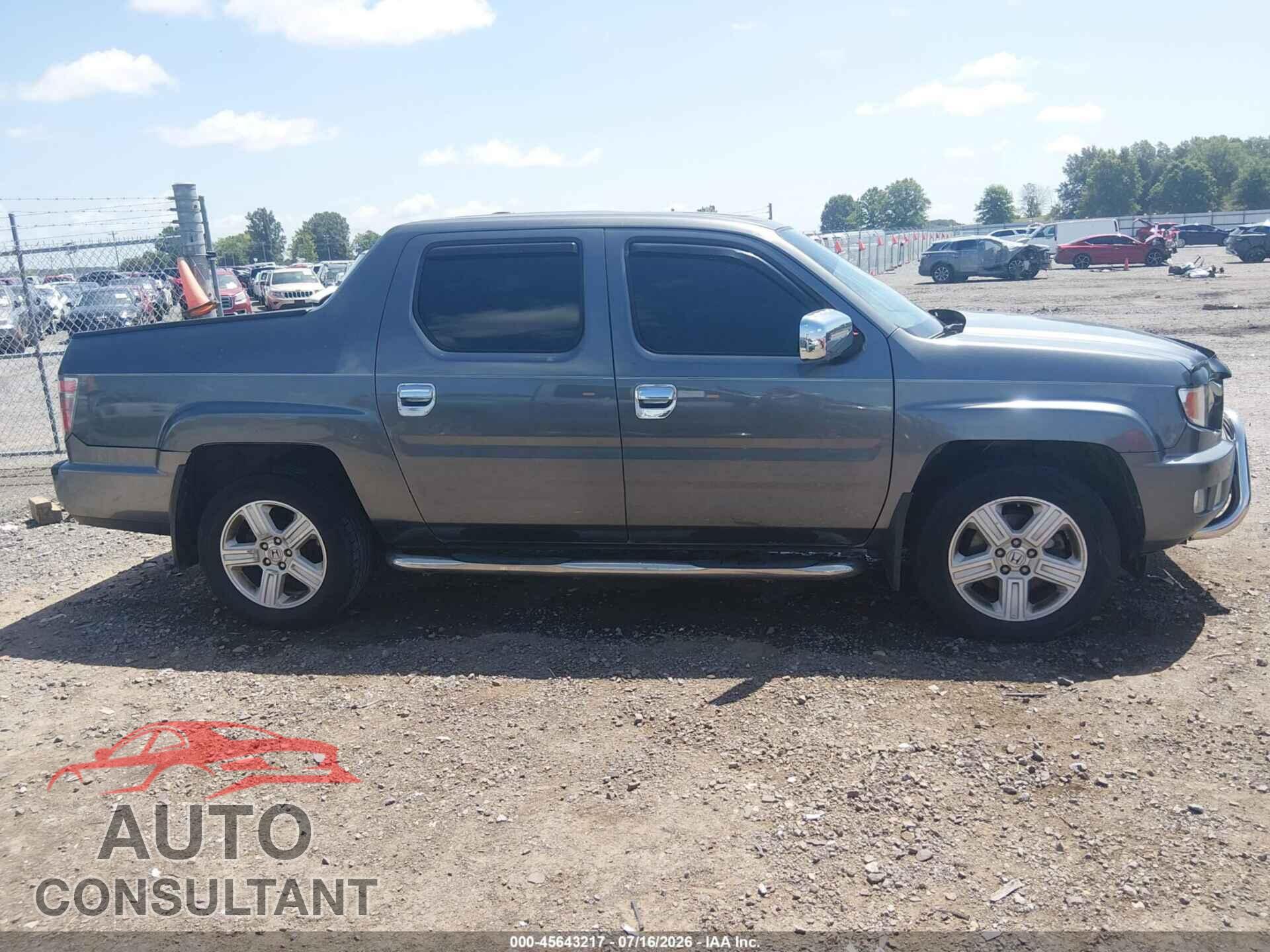 HONDA RIDGELINE 2012 - 5FPYK1F51CB457970