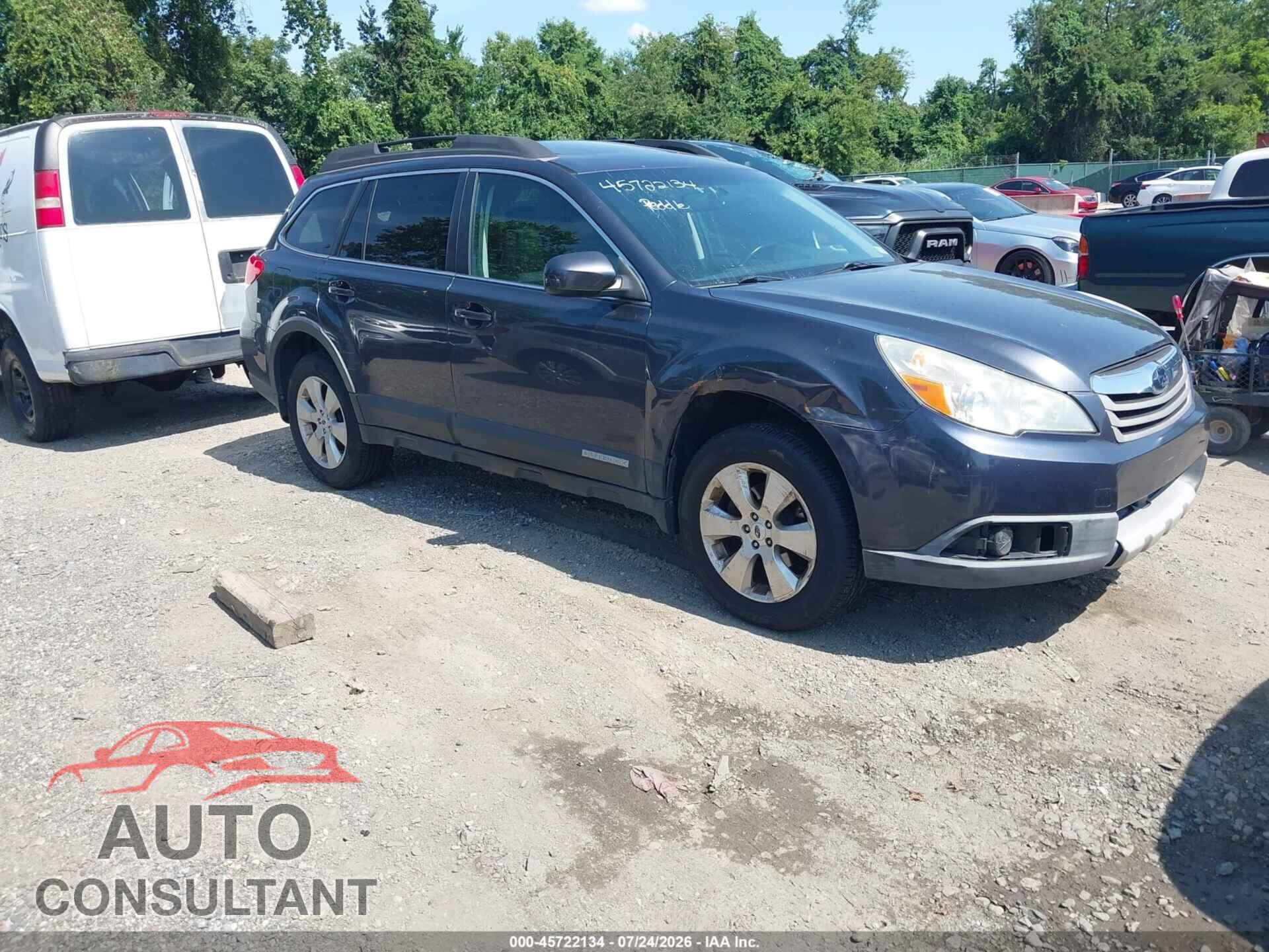 SUBARU OUTBACK 2012 - 4S4BRBLCXC3281612