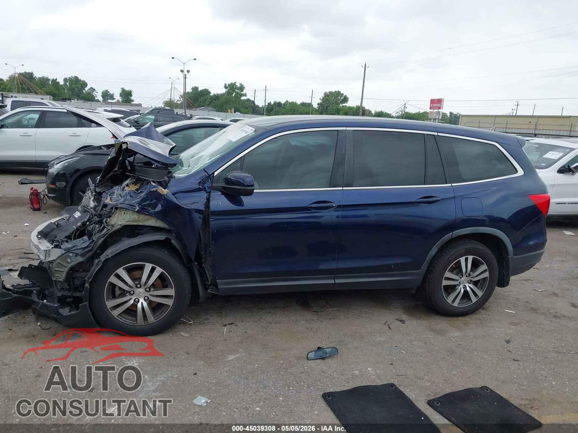 HONDA PILOT 2017 - 5FNYF5H32HB020521