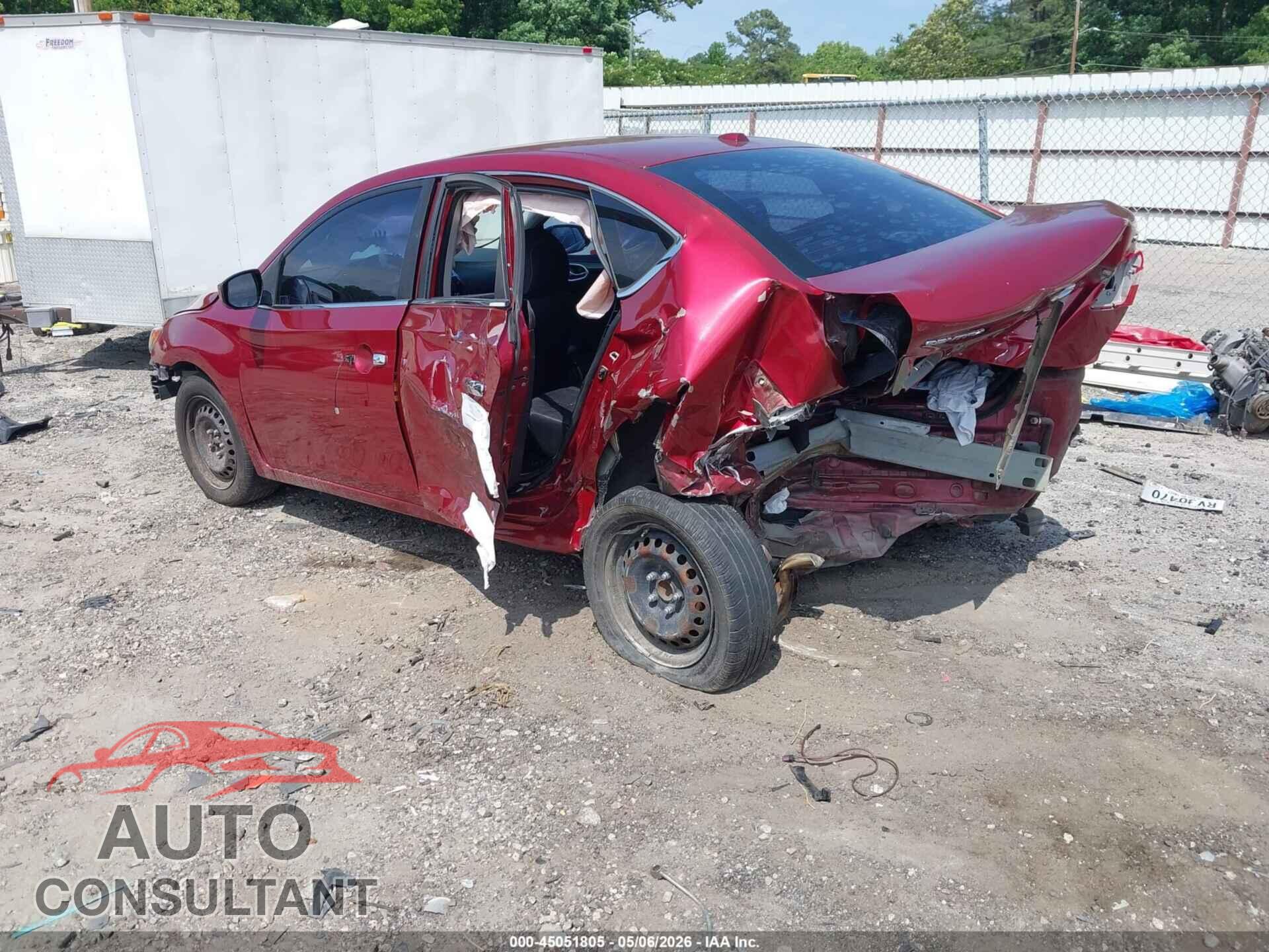 NISSAN SENTRA 2016 - 3N1AB7AP2GL672452