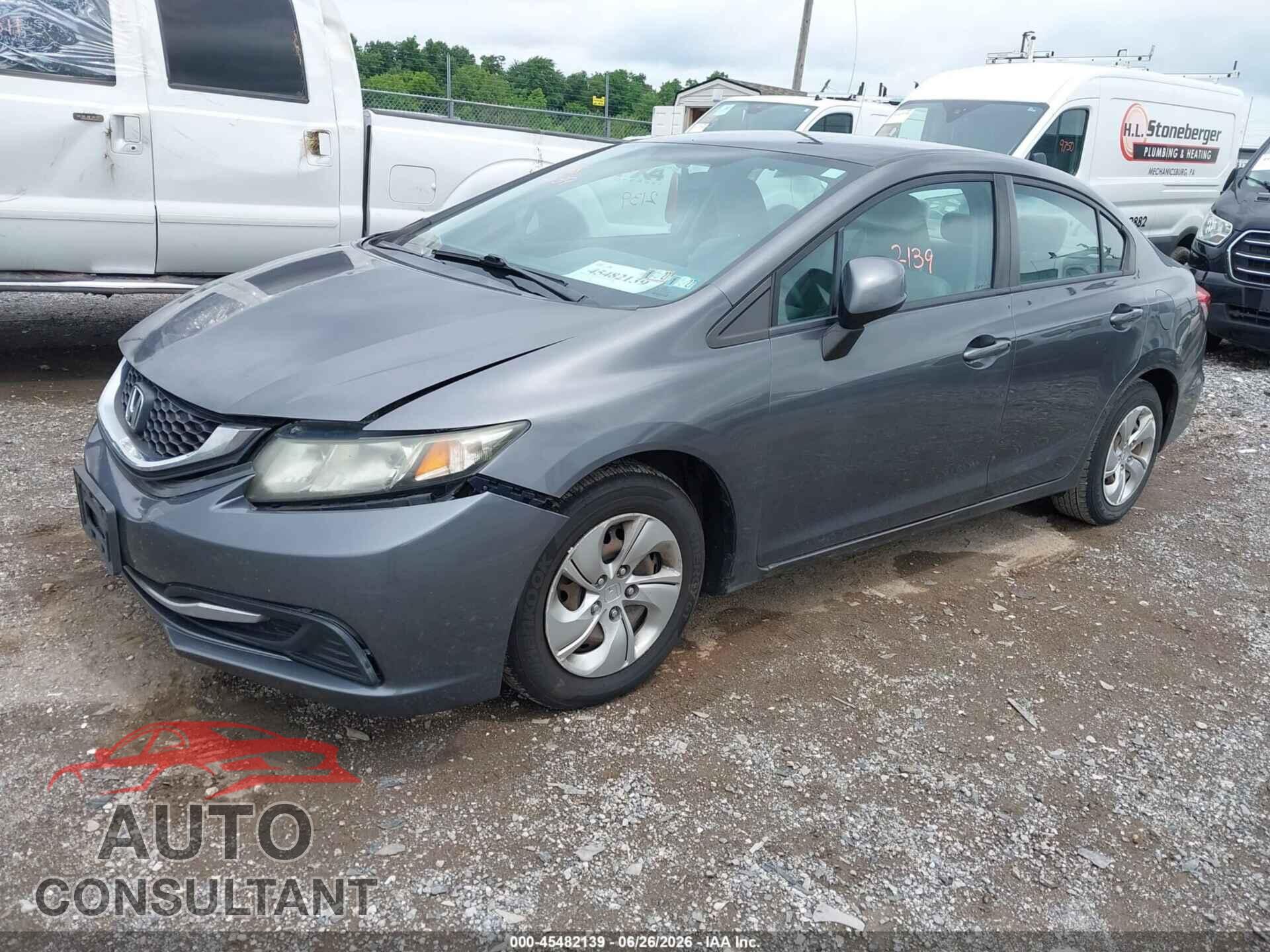 HONDA CIVIC 2013 - 2HGFB2F5XDH594828