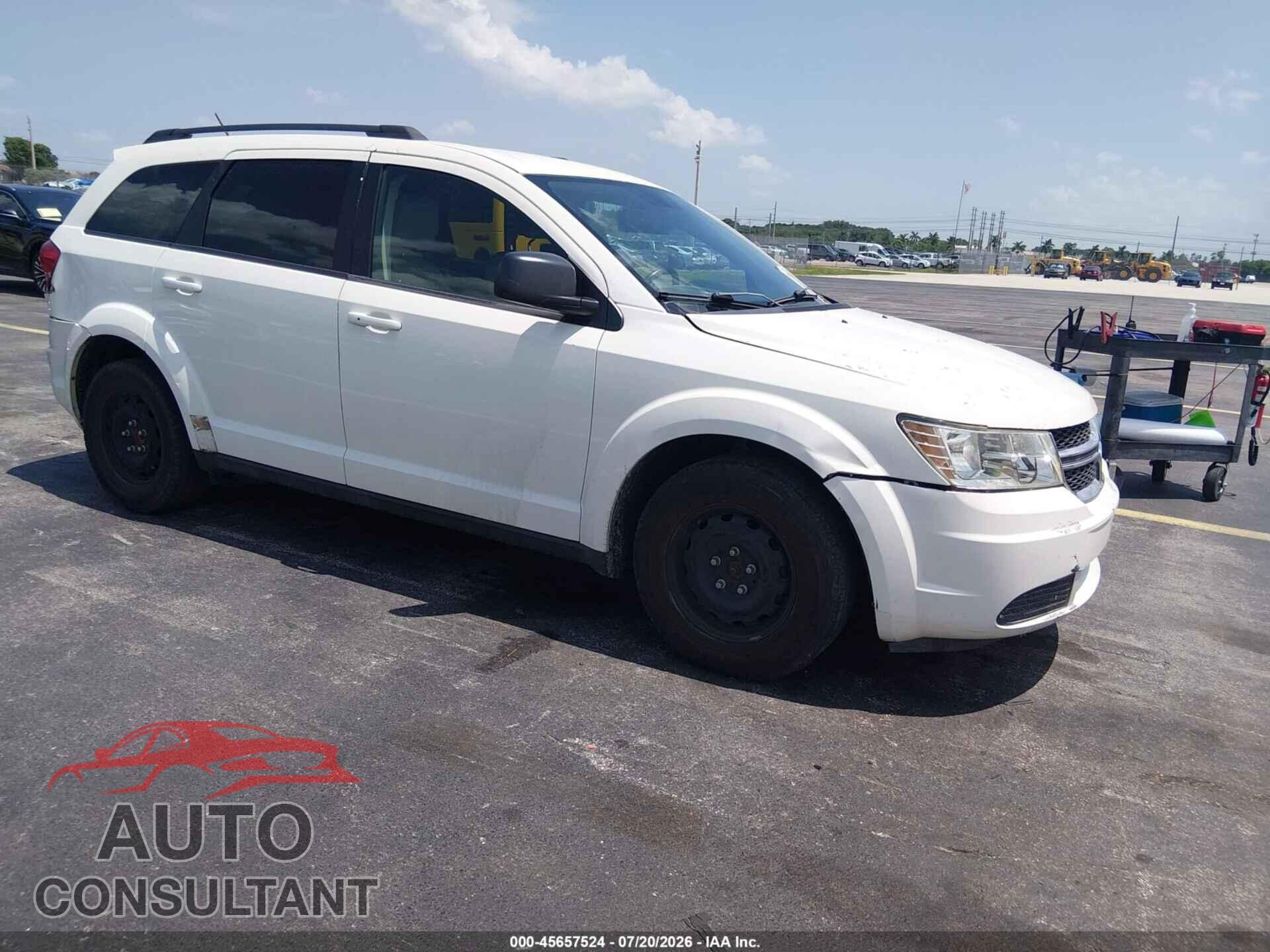DODGE JOURNEY 2012 - 3C4PDCAB5CT289985