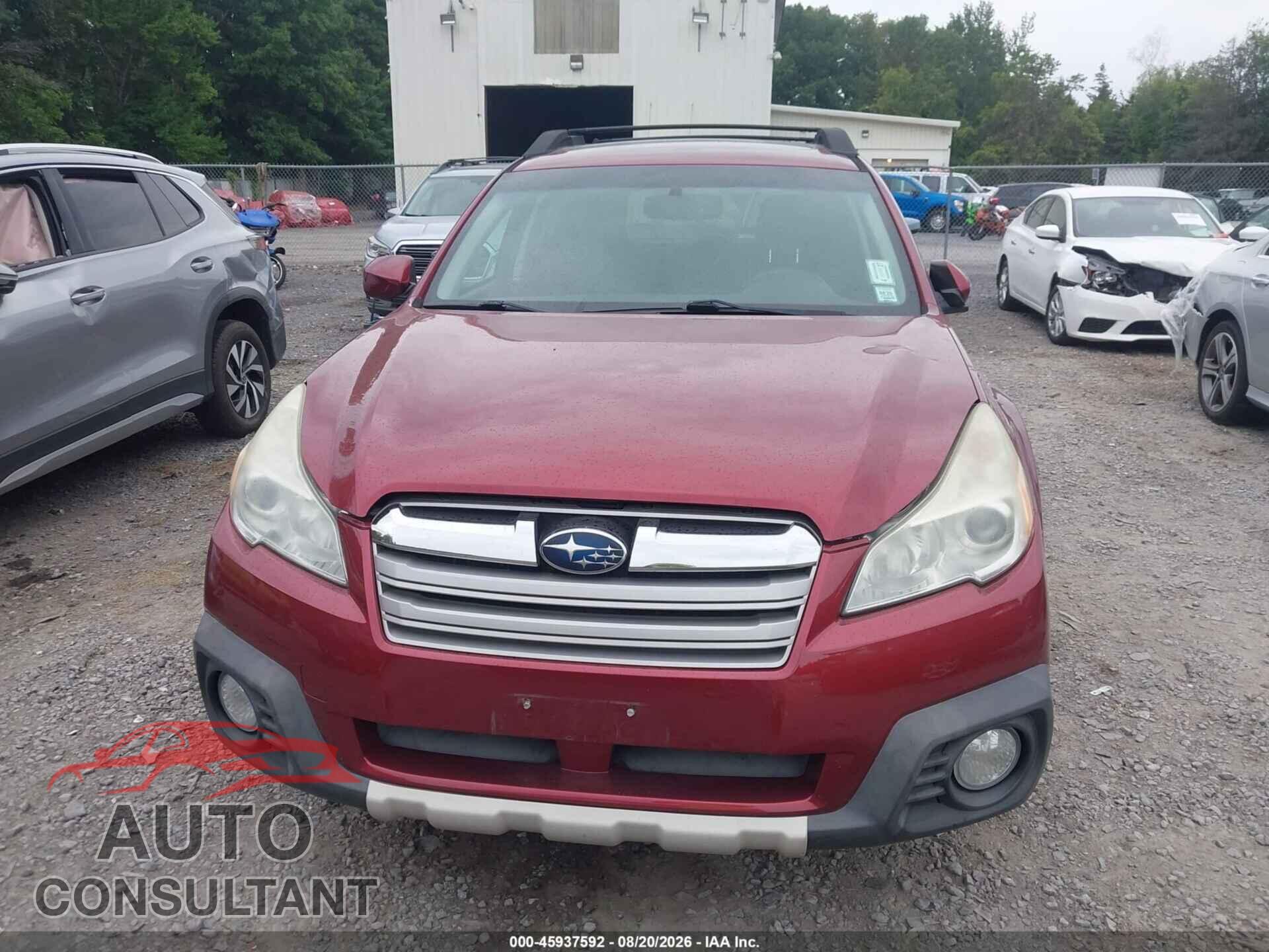 SUBARU OUTBACK 2014 - 4S4BRBLC2E3202940