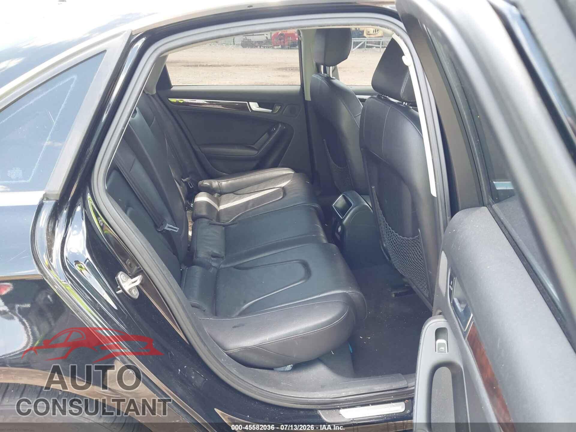 AUDI A4 2013 - WAUDFAFL3DN049366