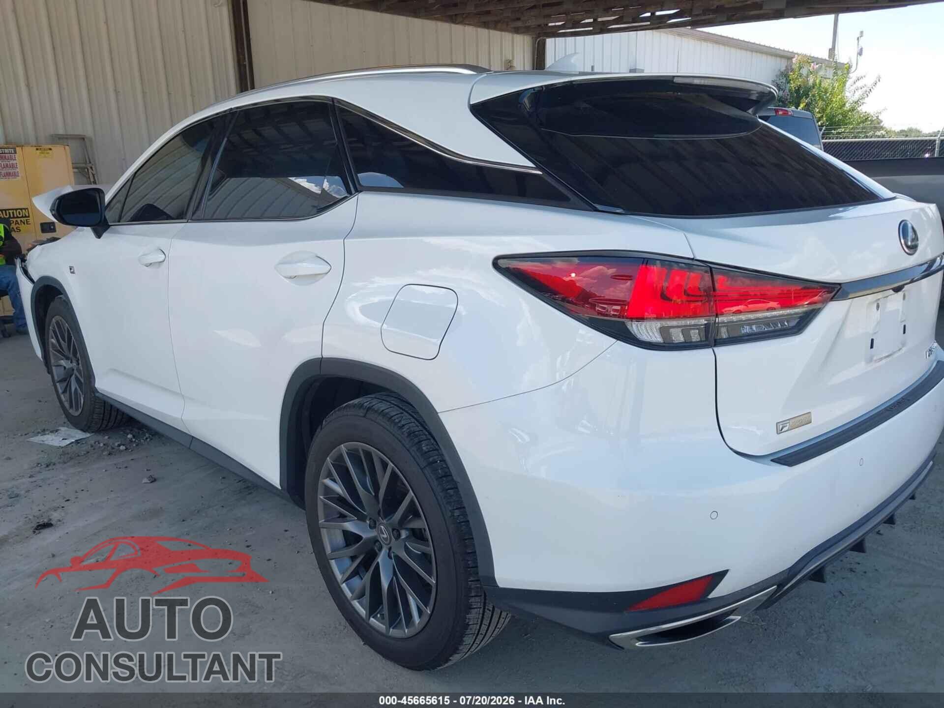 LEXUS RX 2020 - 2T2YVMDA3LC236182