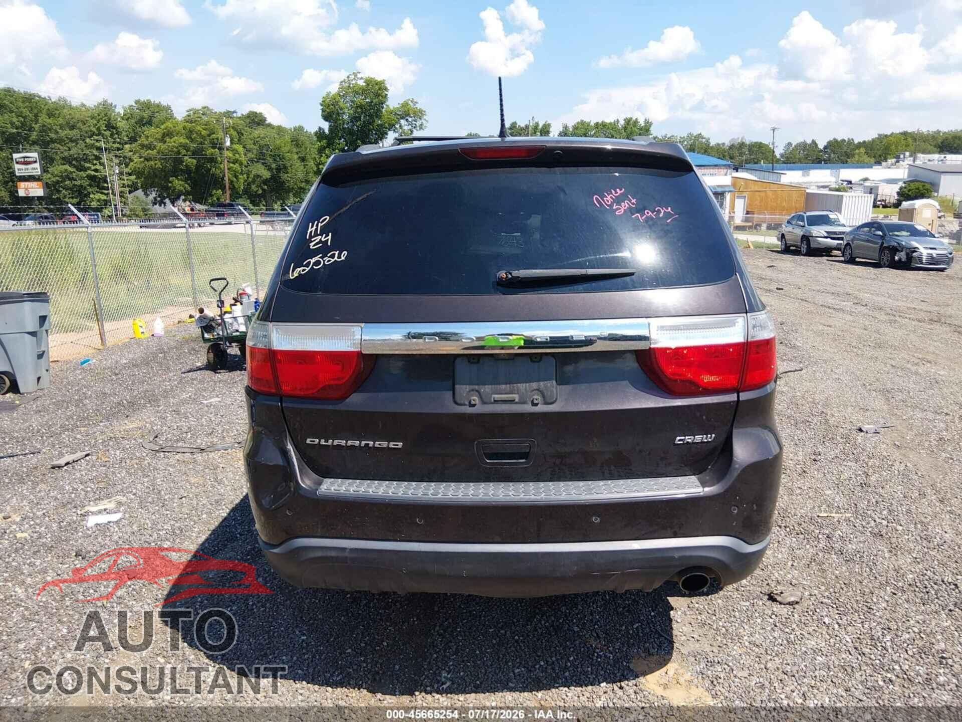 DODGE DURANGO 2013 - 1C4RDHDG8DC535325