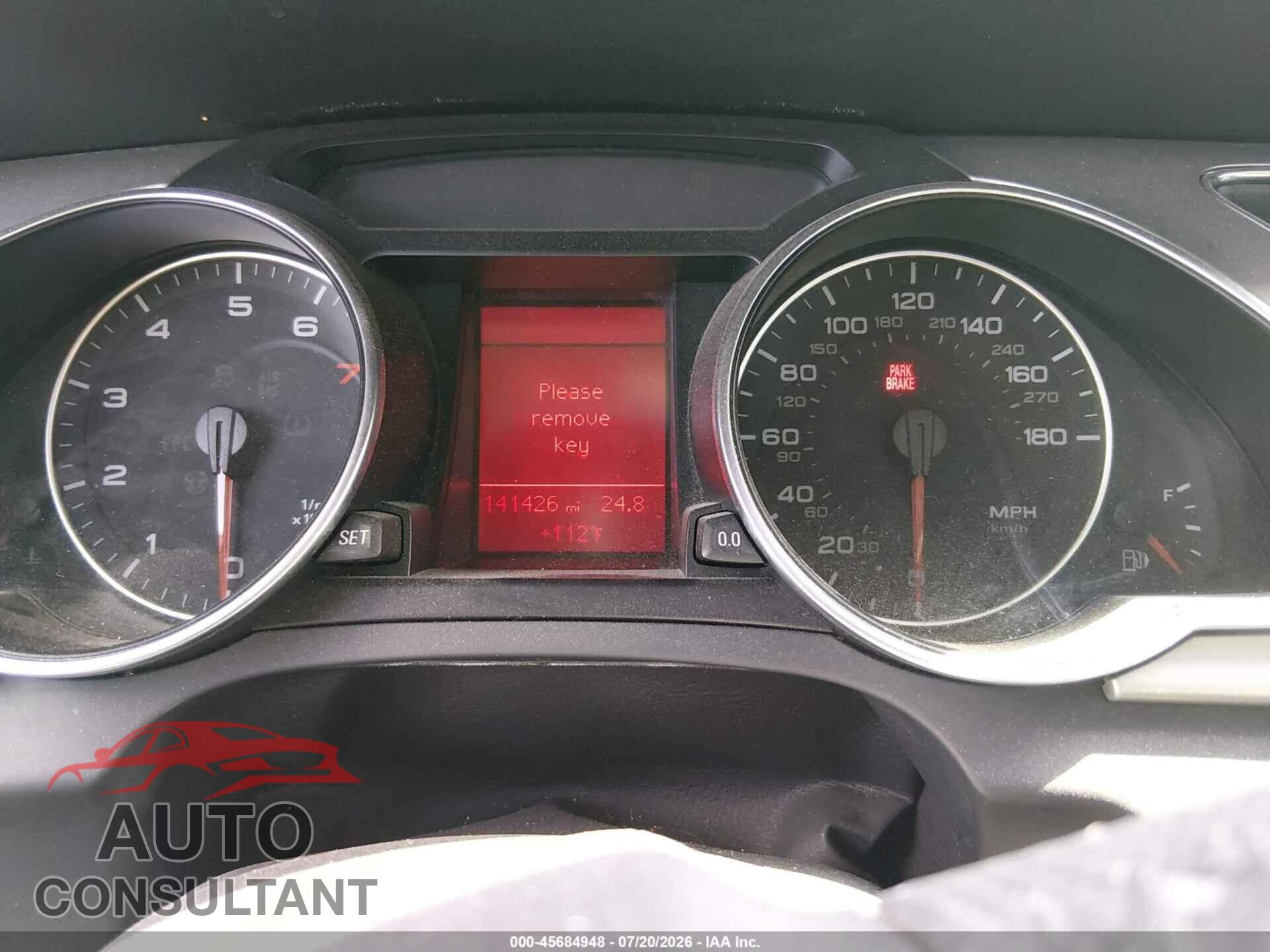 AUDI A5 2010 - WAULFAFR4AA044485